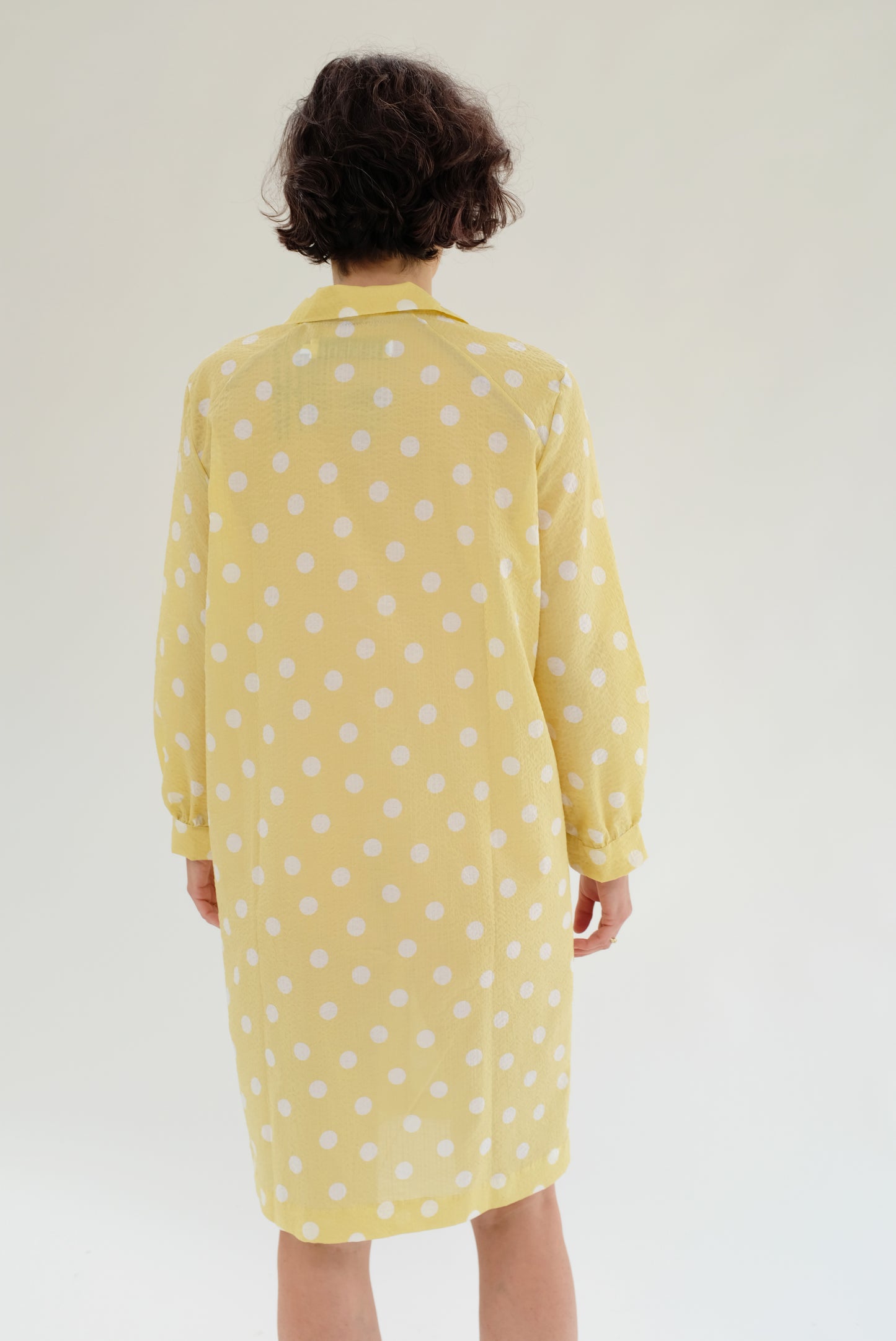 Beklina Deco Dress Yellow Polka Dot