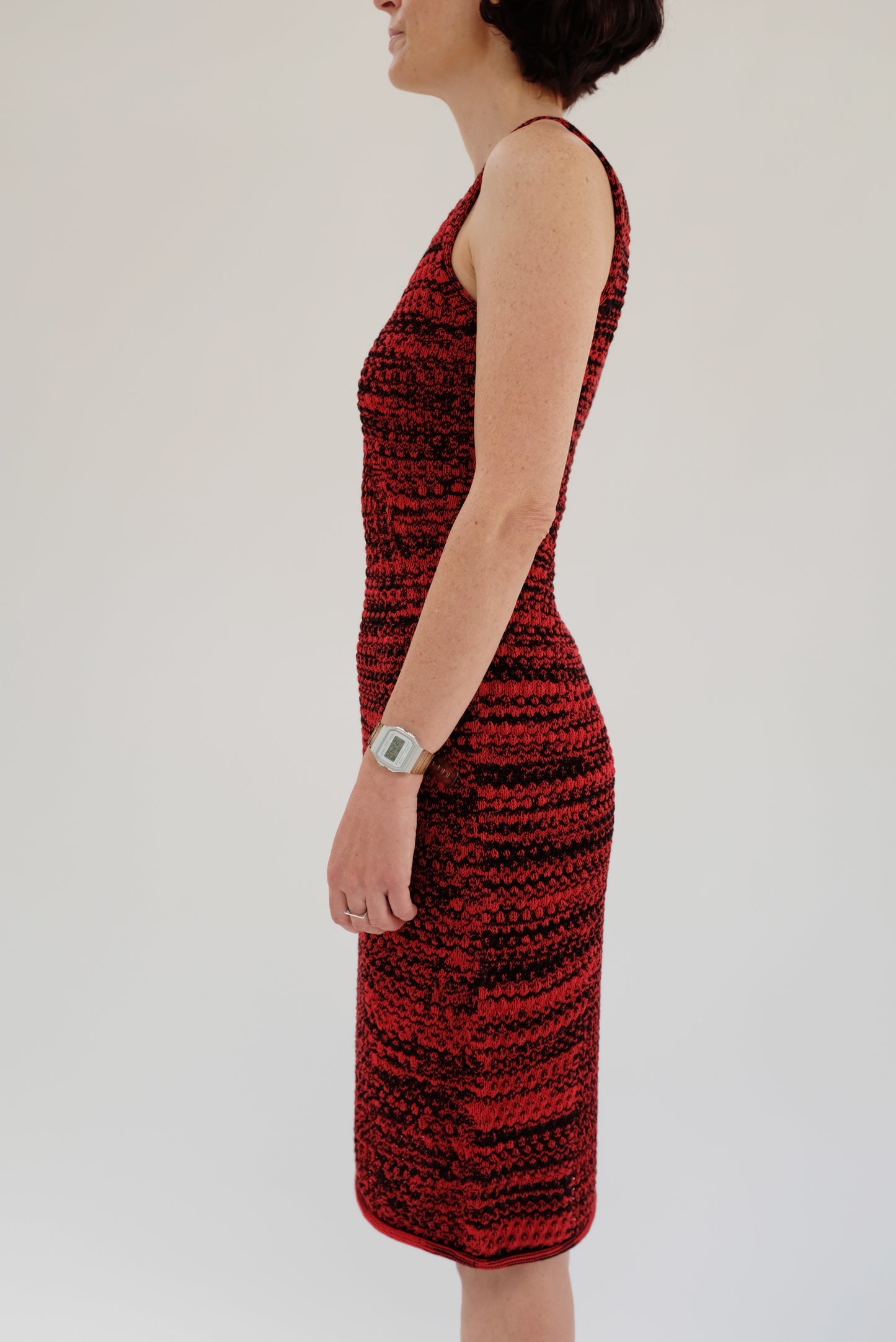 Beklina Haptic Tank Dress Roja
