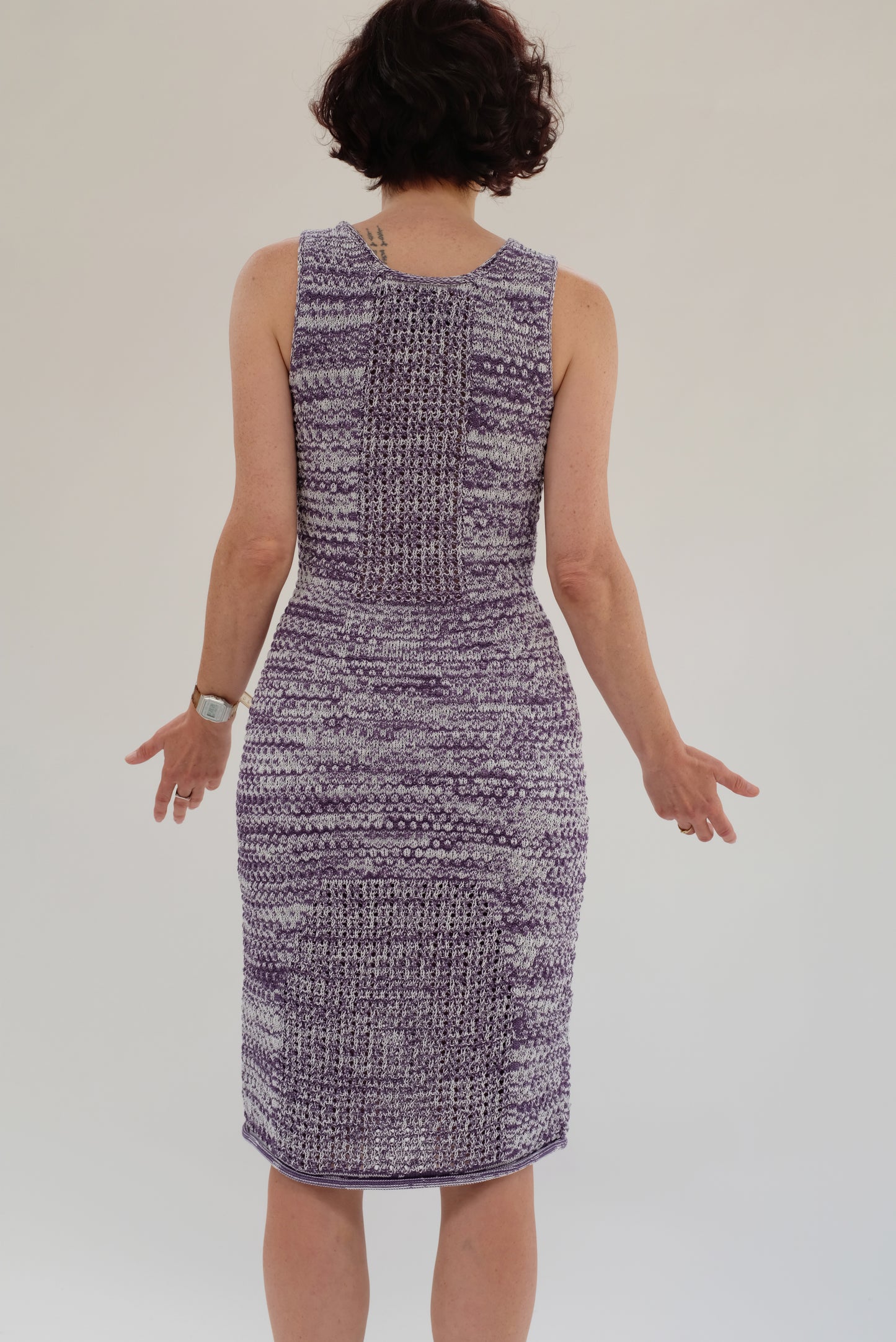 Beklina Haptic Tank Dress Violet Melange