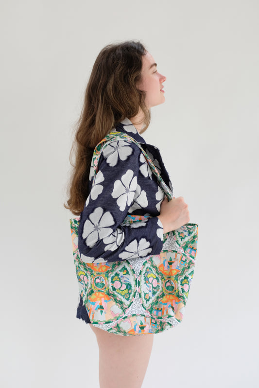 Beklina Tote Bag Plate Print