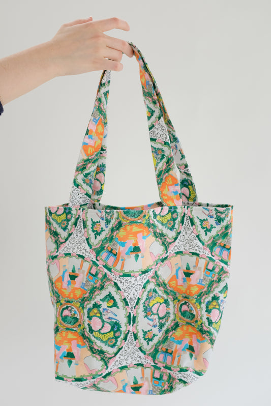 Beklina Tote Bag Plate Print