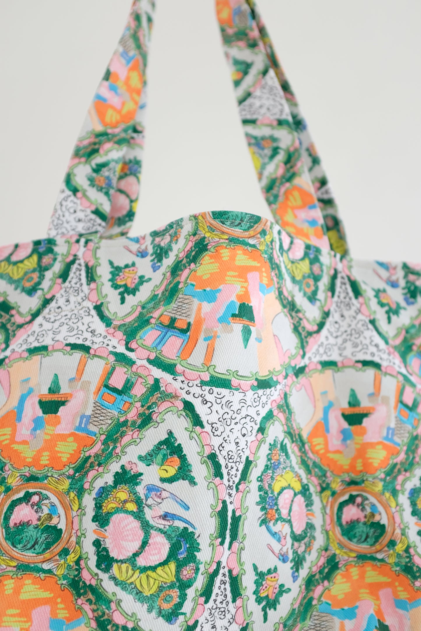 Beklina Tote Bag Plate Print
