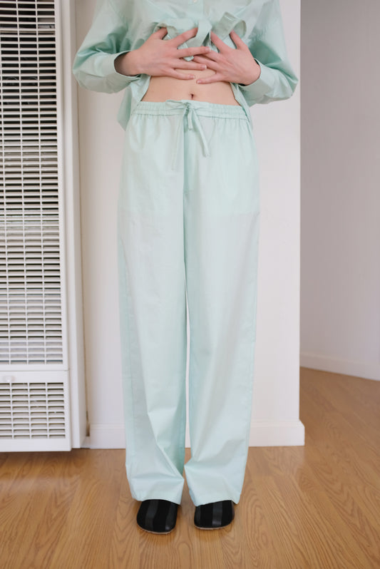 Cordera Cotton Relaxed Pants Green