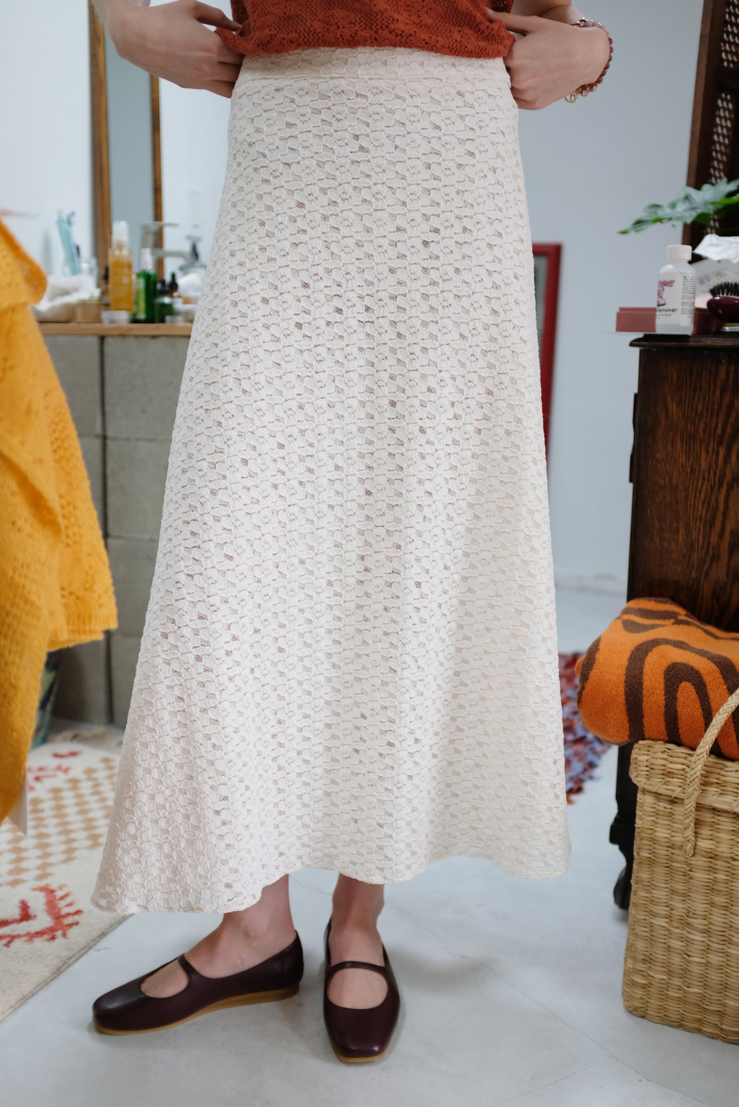 Beklina Lace Wrap Skirt