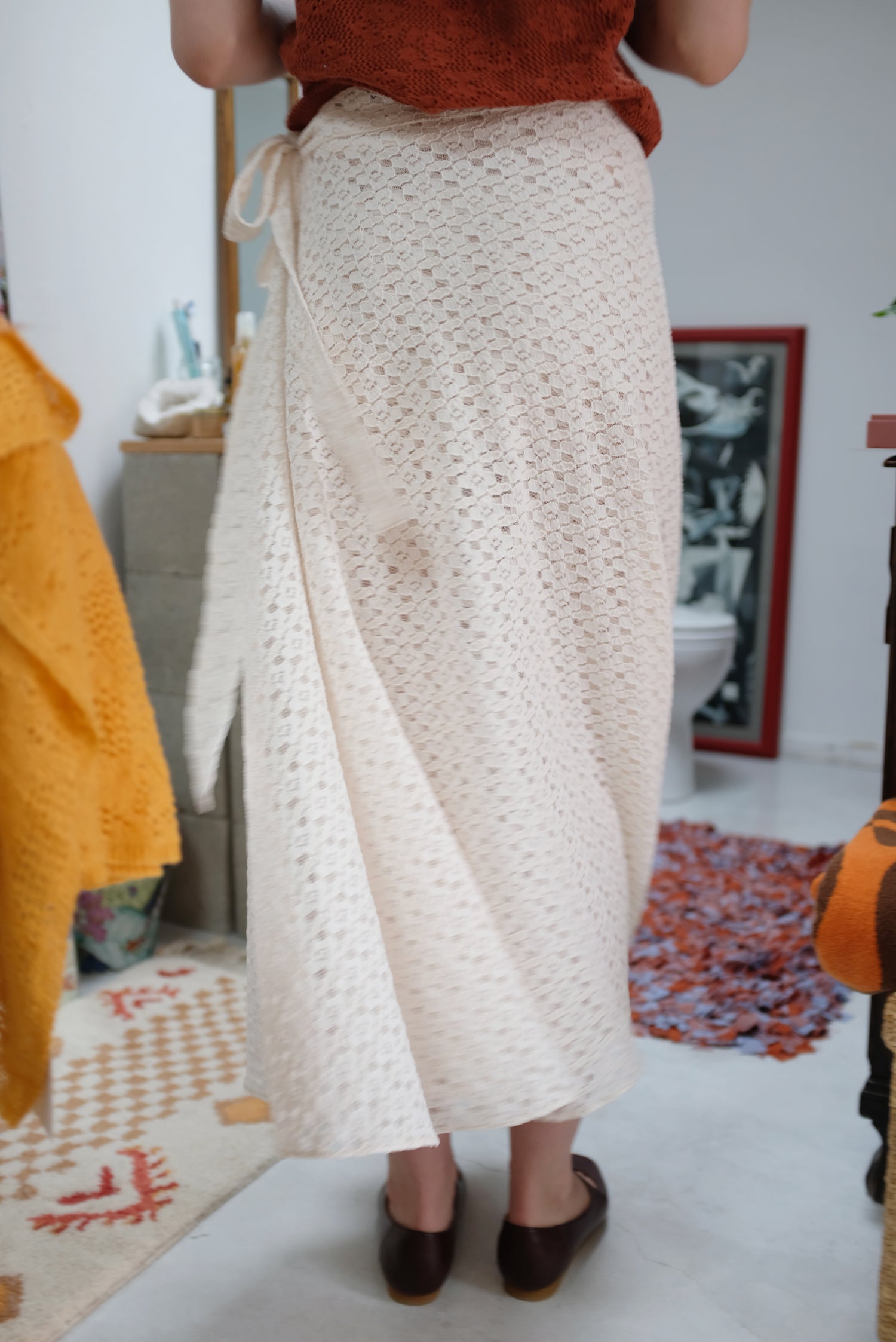 Beklina Lace Wrap Skirt