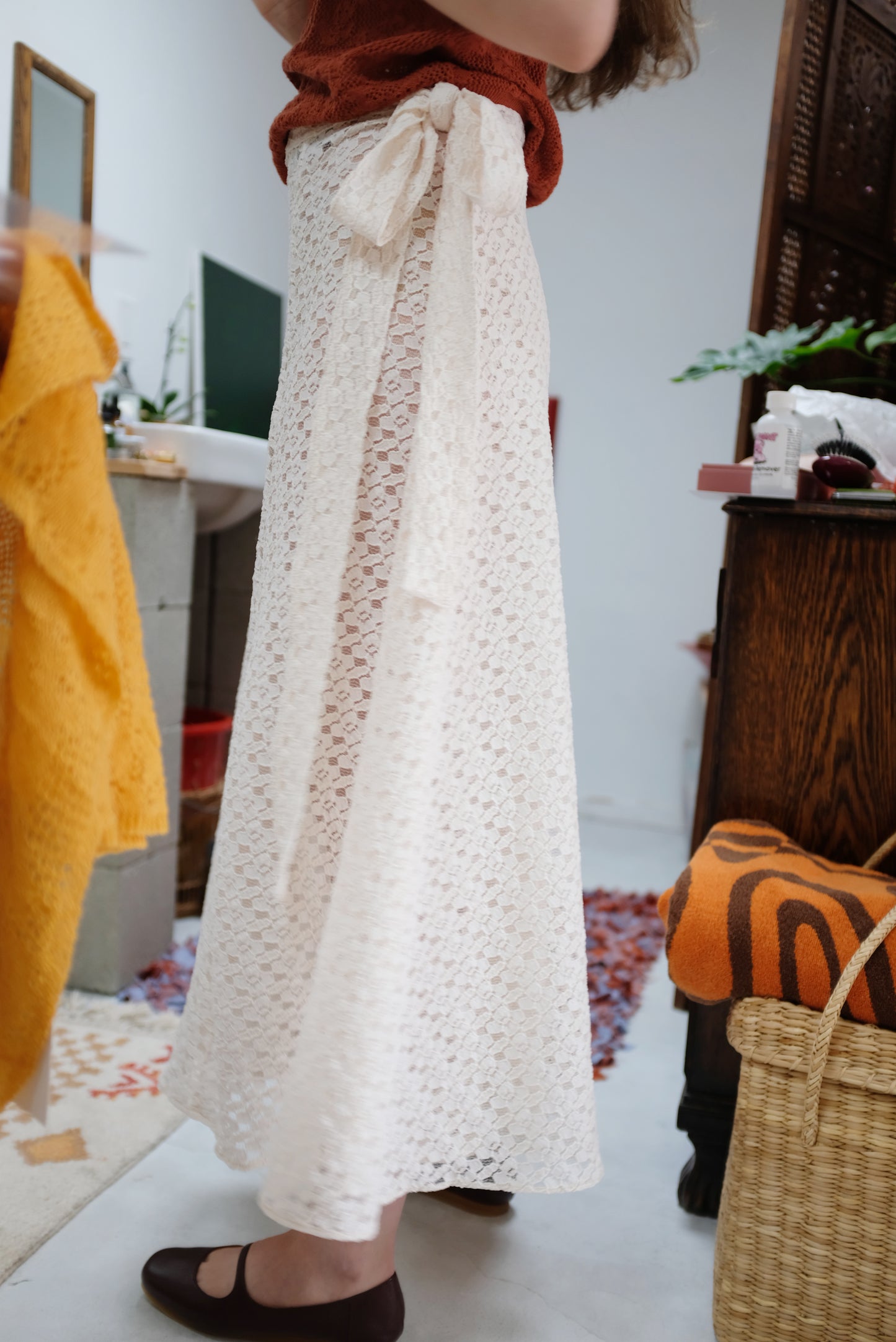 Beklina Lace Wrap Skirt