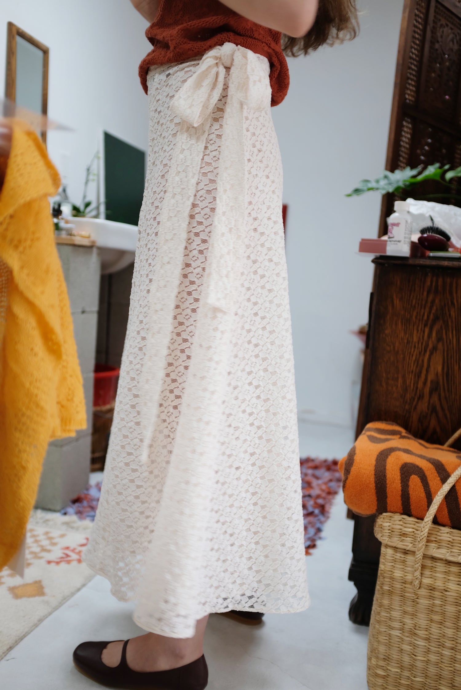 Beklina Lace Wrap Skirt