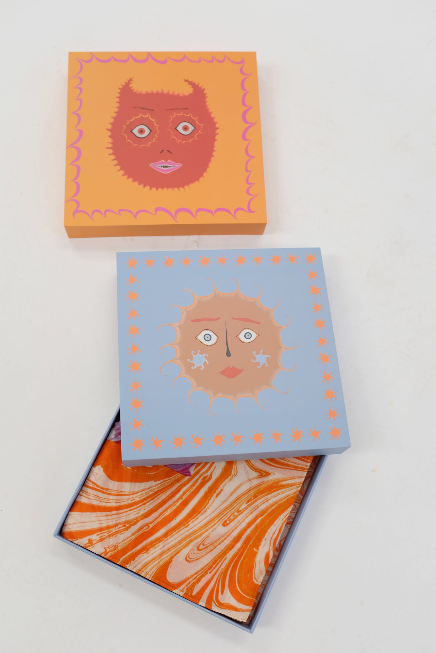 Beklina Sun & Demon Scarves