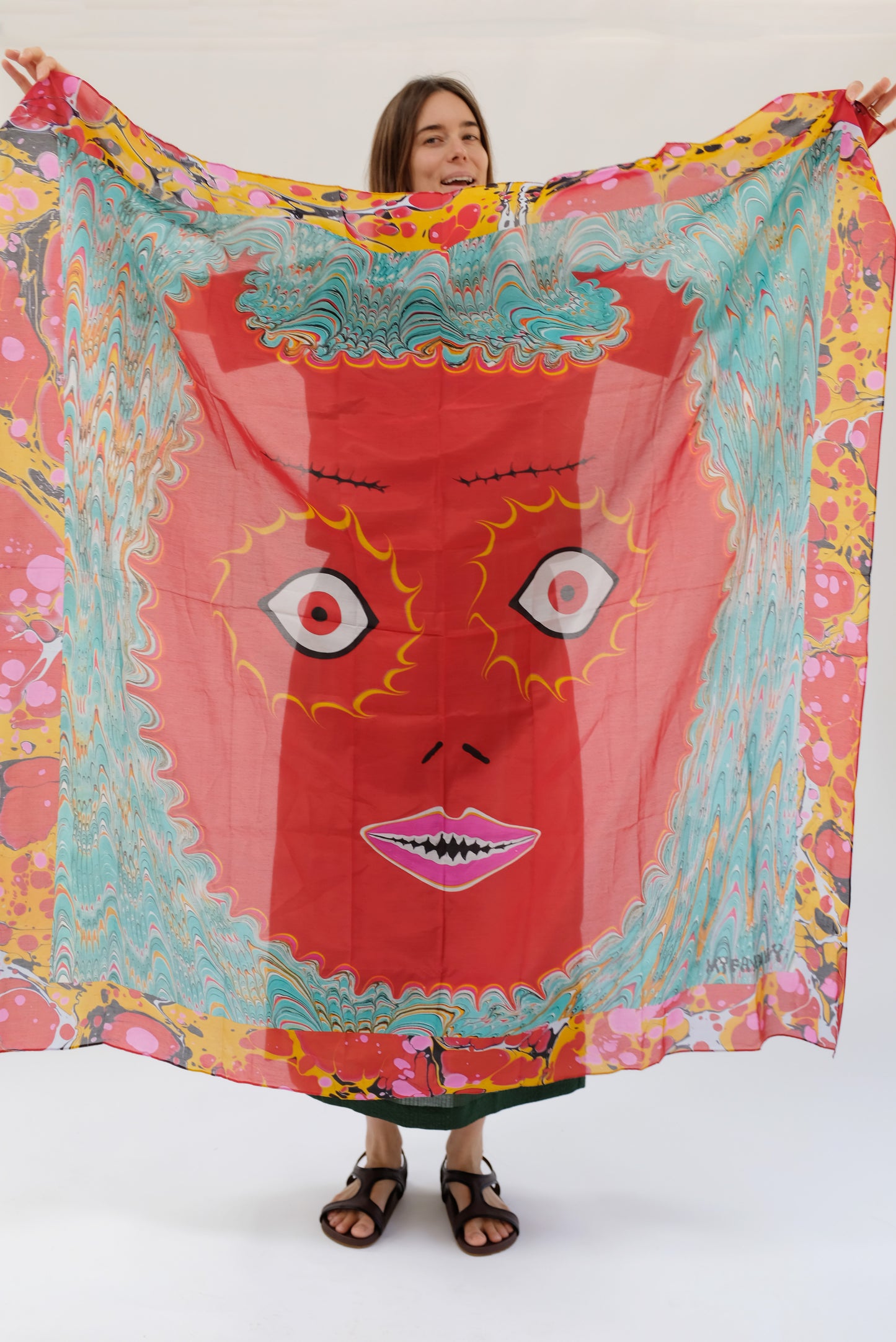 Beklina Sun & Demon Scarves