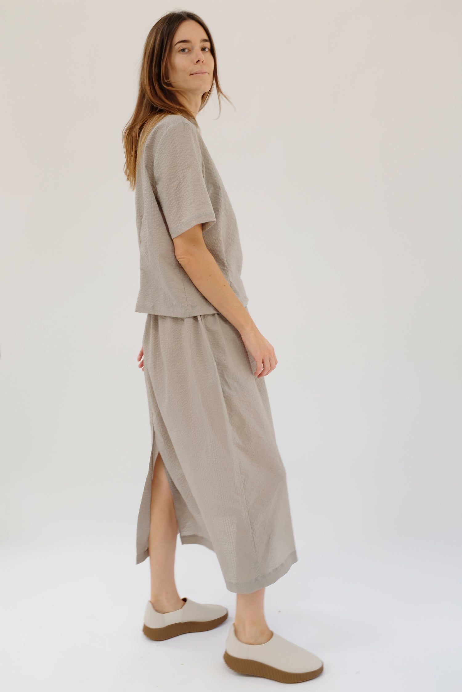Beklina Basic Skirt Grey