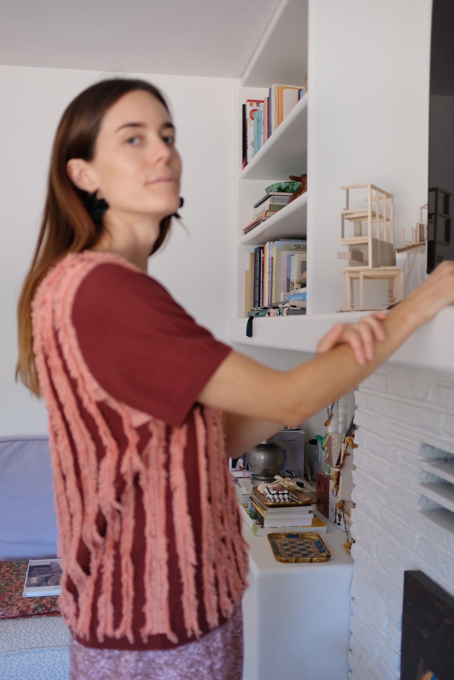 Beklina Mona Shirt Umber/Fish Paste