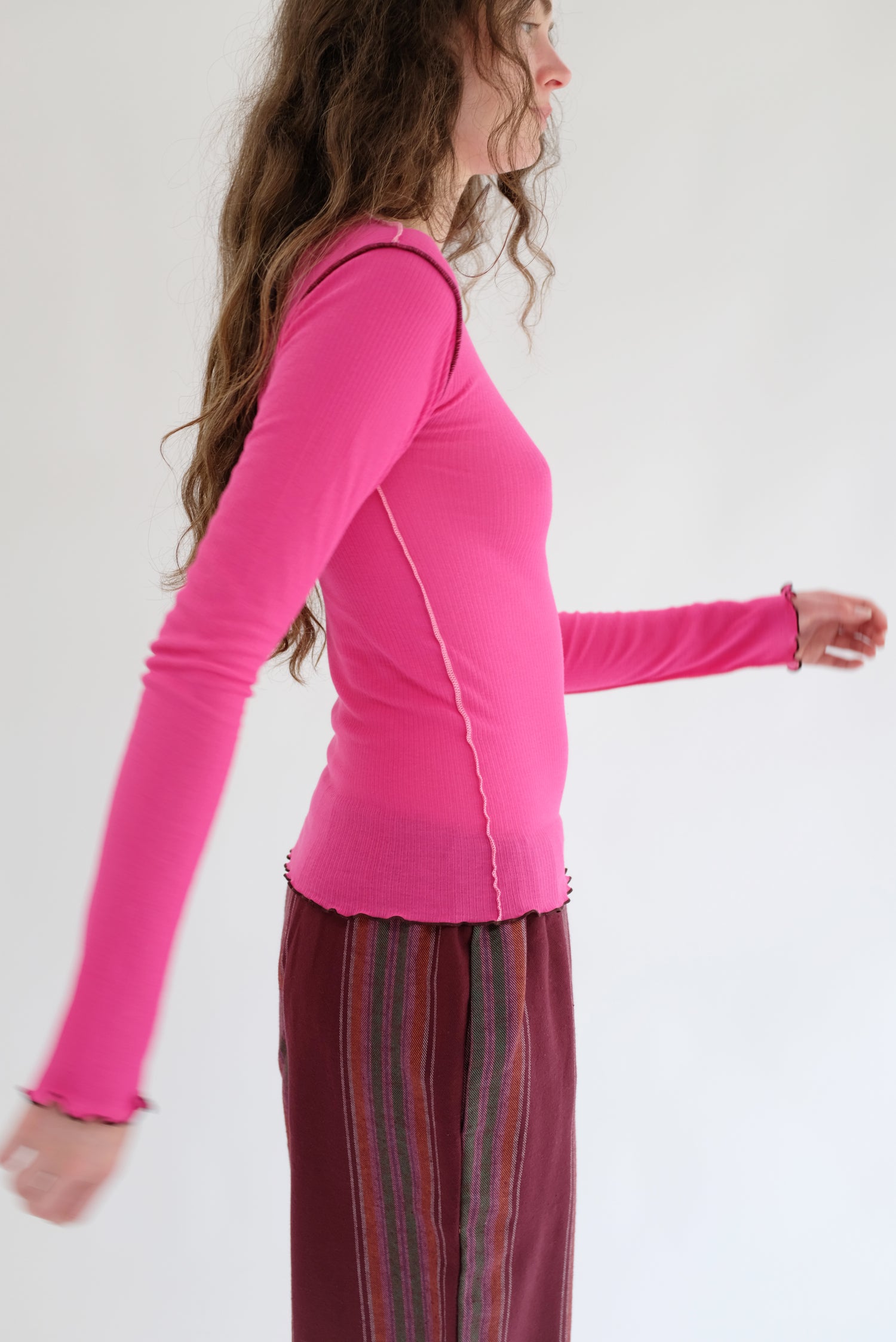 Baserange VEIN LONG SLEEVE TEE