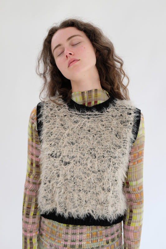 Beklina / Julia Heuer Apollo Handknit Vest Black