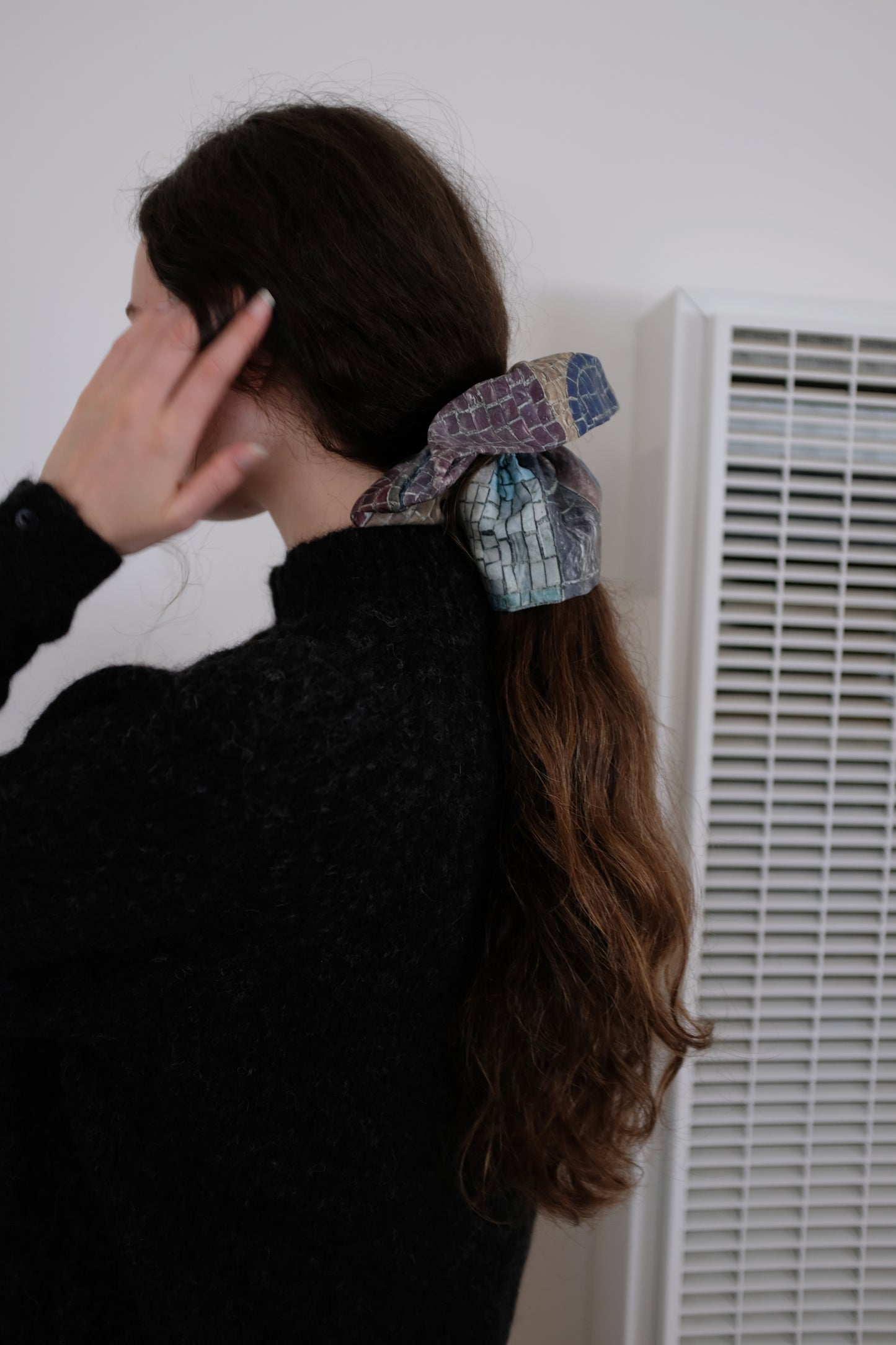 Beklina Oversized Scrunchie Iceland Mural