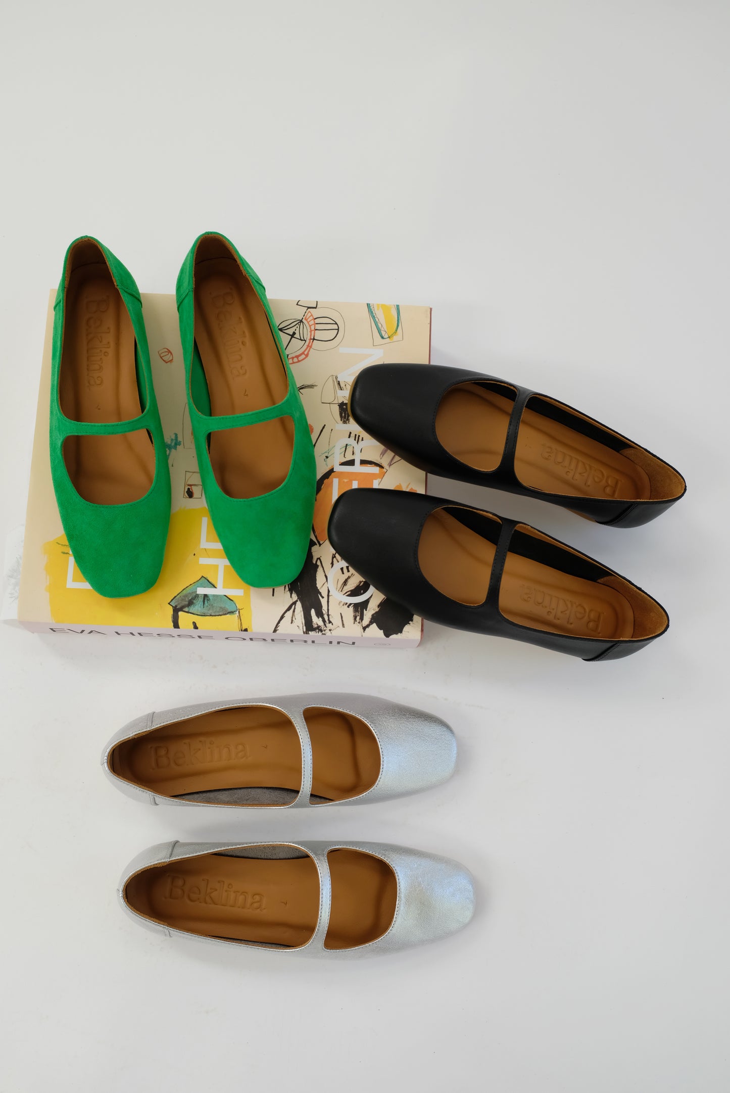 Beklina Olivia Flats Black