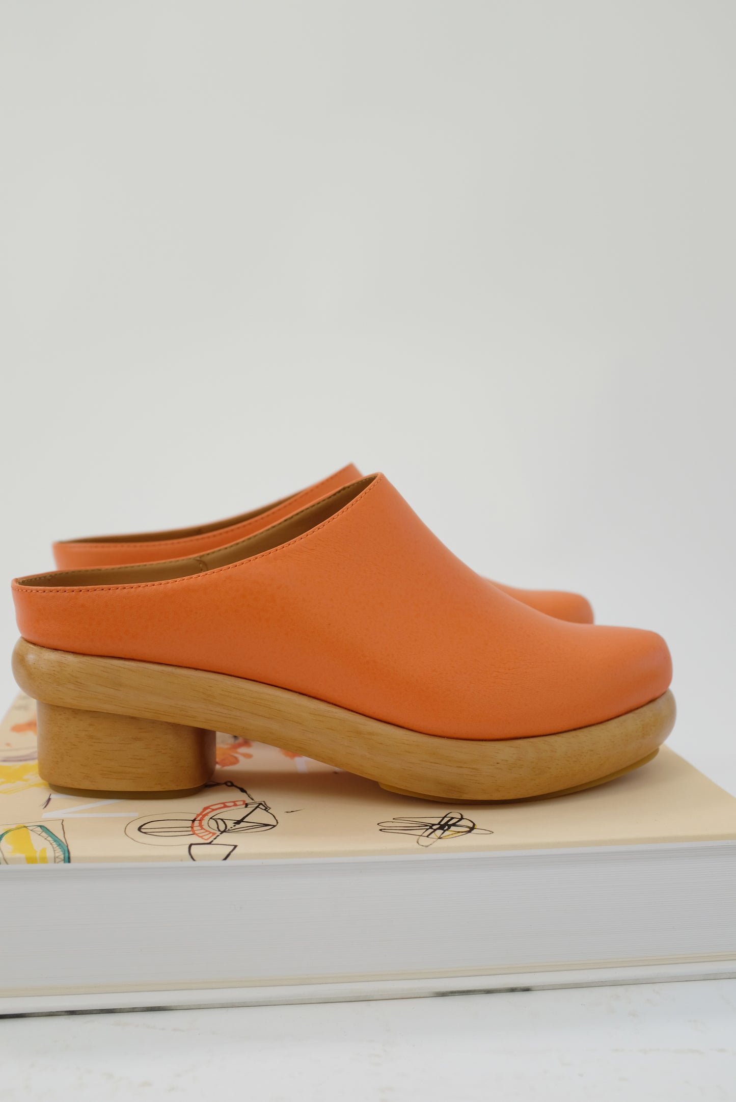 Beklina Low Sedia Clog Persimmon