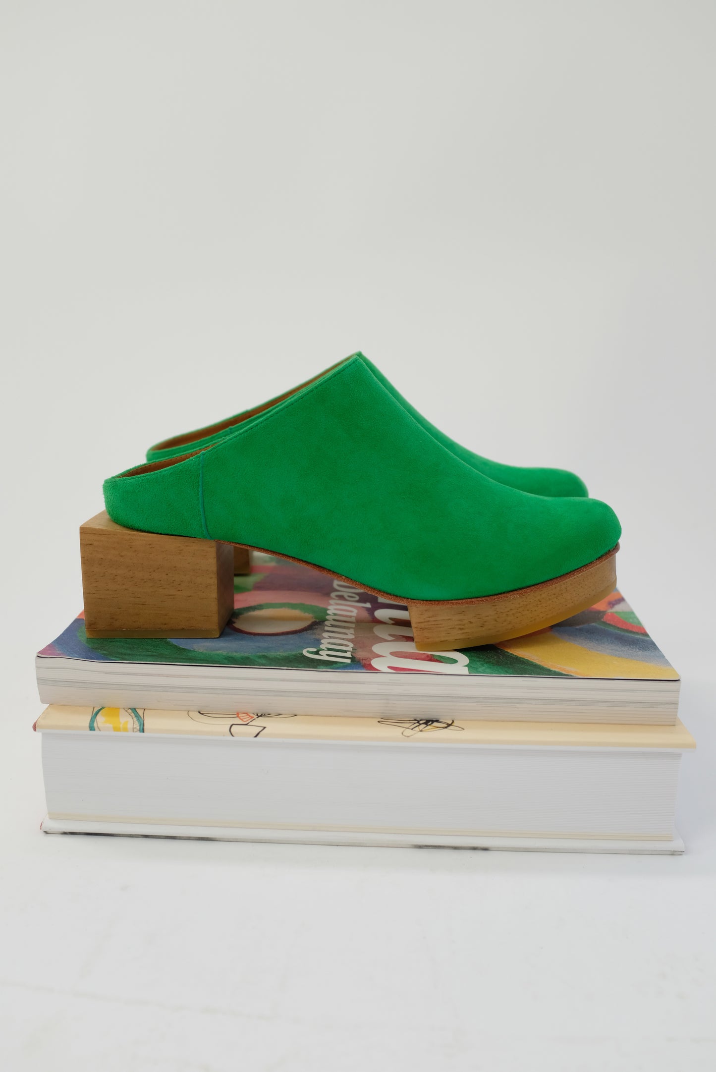 Beklina Matisse Platform Mules Citrus