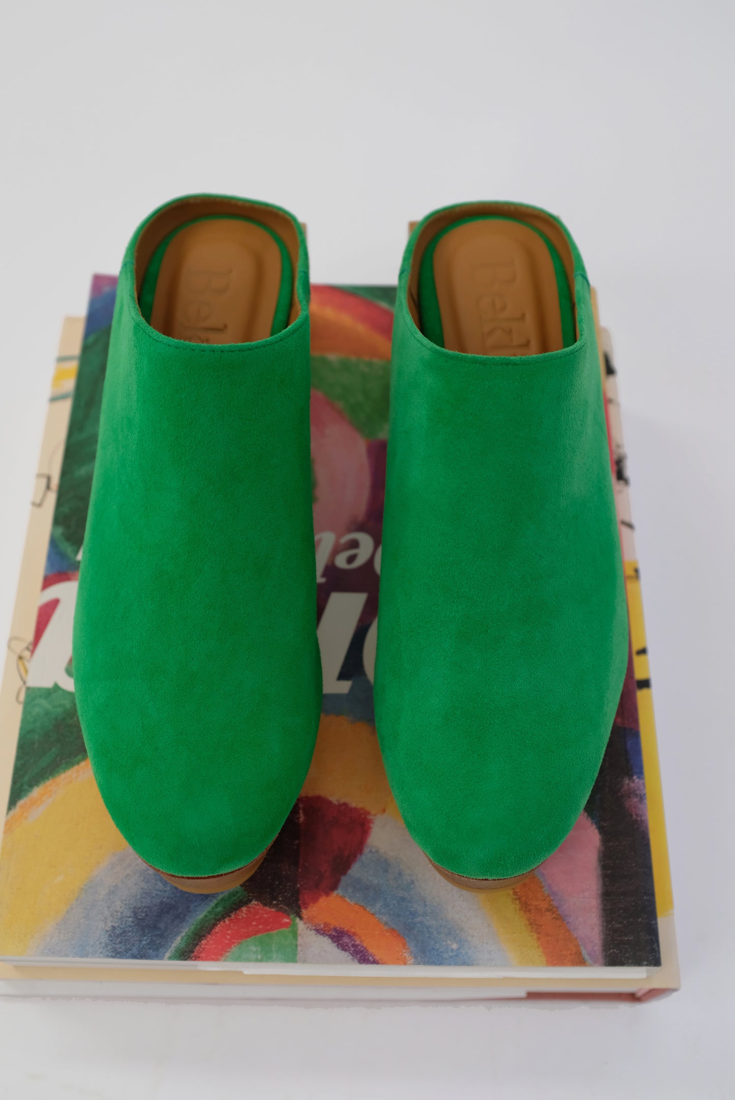 Beklina Matisse Platform Mules Citrus