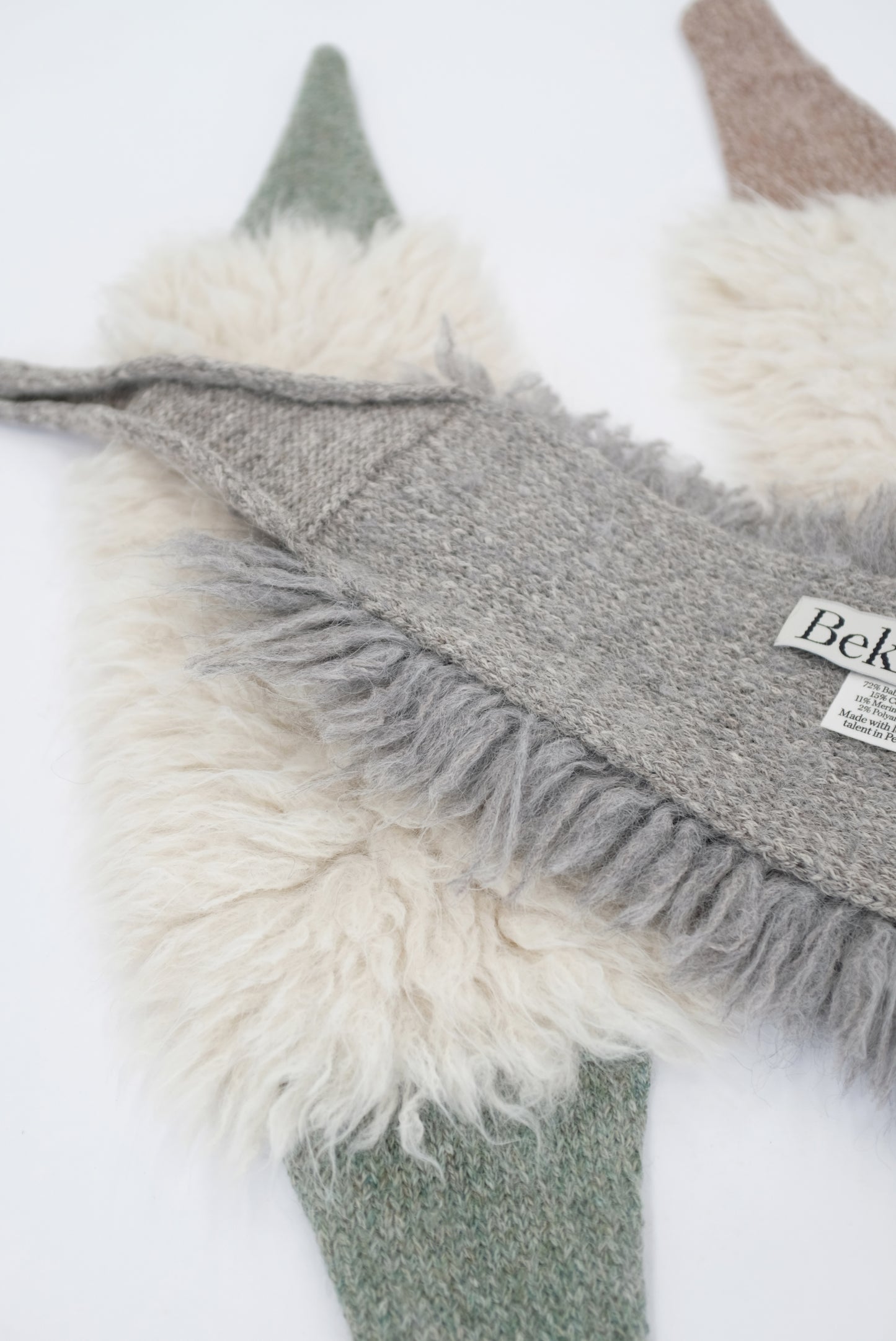 Beklina Knit Fur Tie
