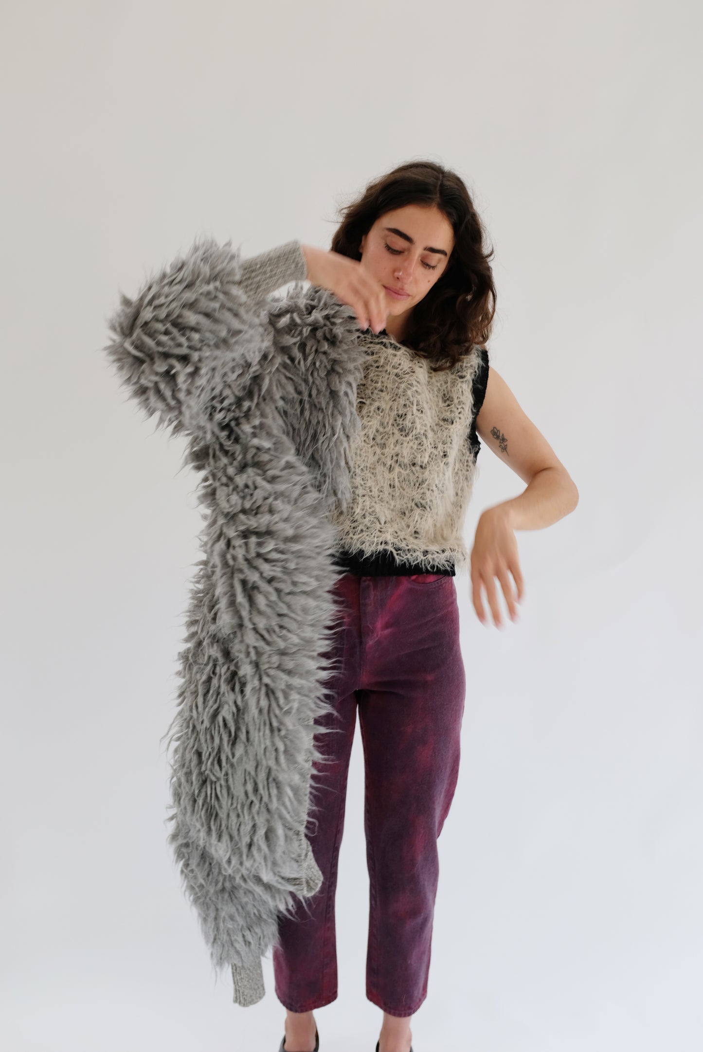 Beklina Fern Cardigan Grey