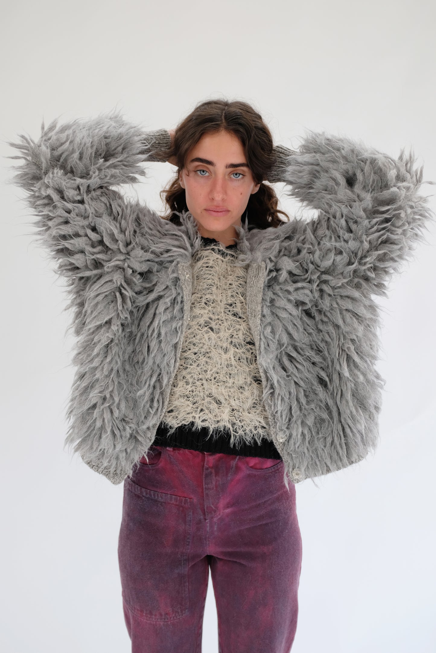 Beklina Fern Cardigan Grey