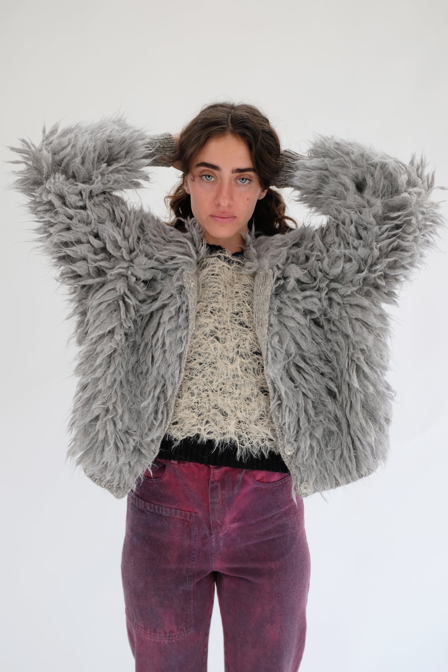 Beklina Fern Cardigan Grey