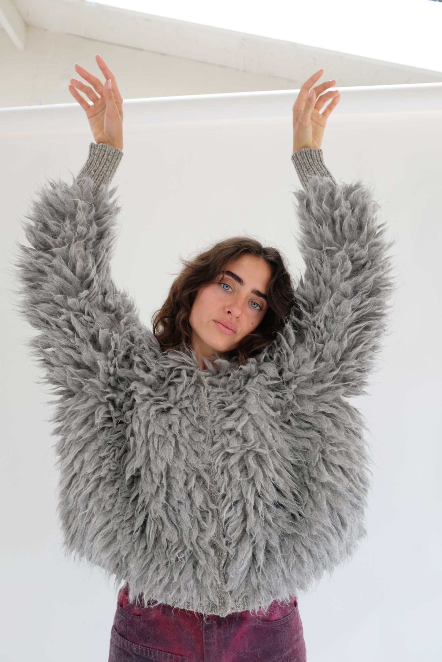 Beklina Fern Cardigan Grey