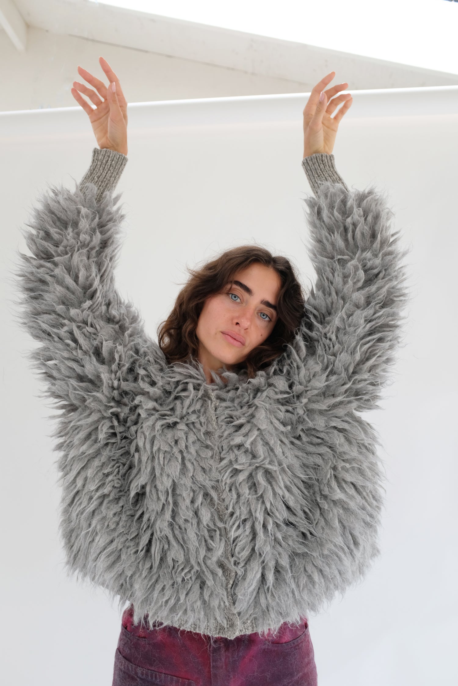 Beklina Fern Cardigan Grey