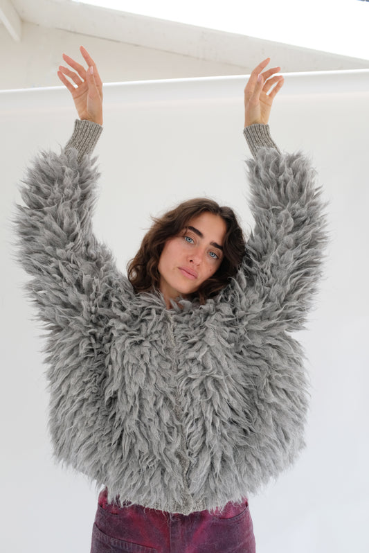 Beklina Fern Cardigan Grey