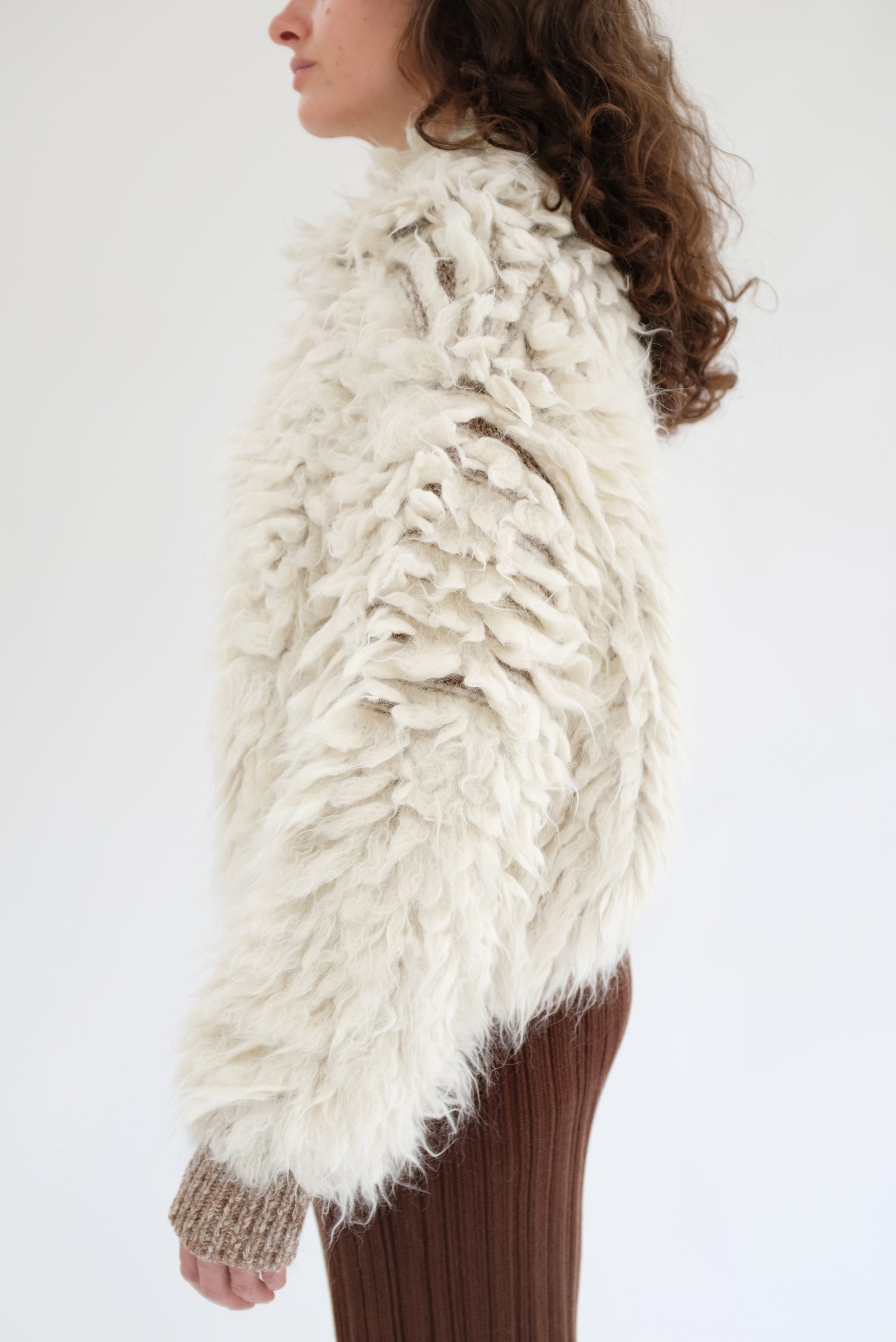 Beklina Fern Cardigan Ivory