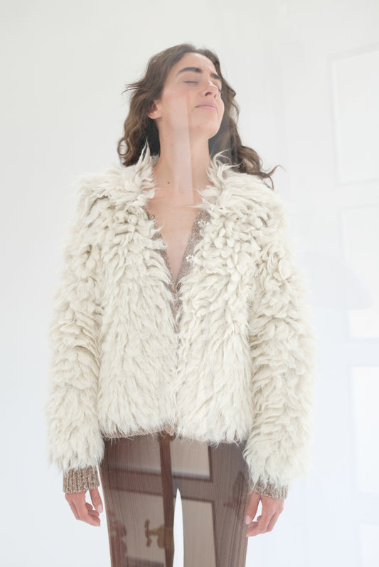 Beklina Fern Cardigan Ivory