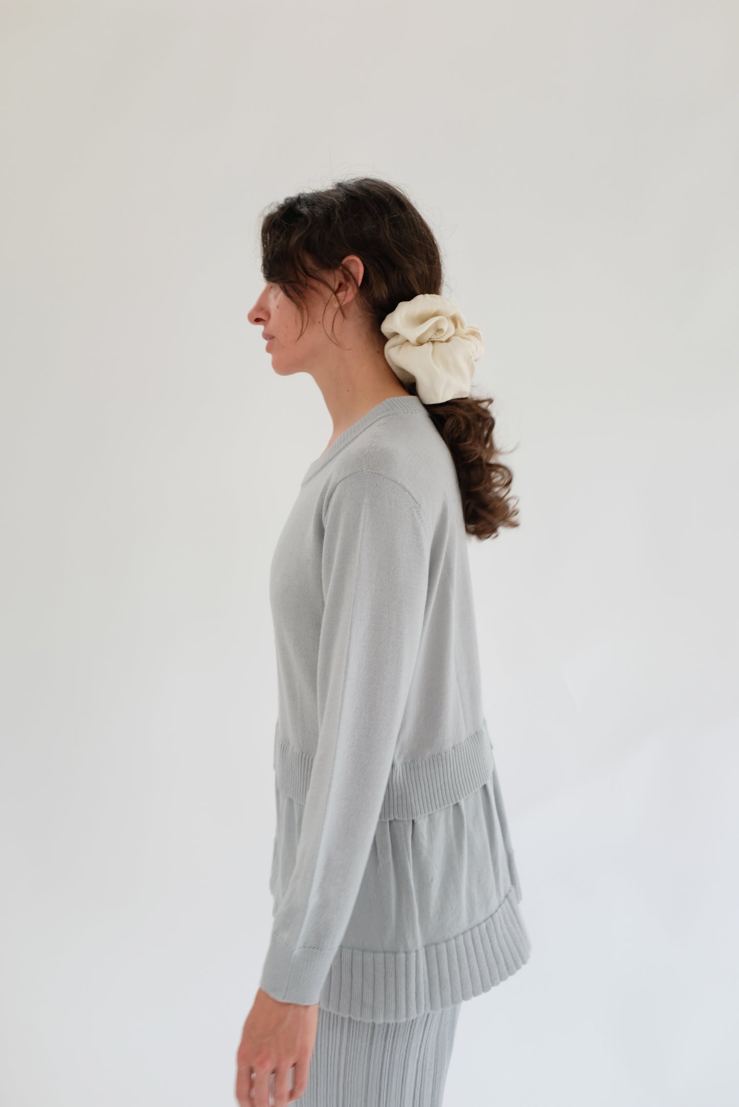 Beklina Merino Fattoria Pullover Grey