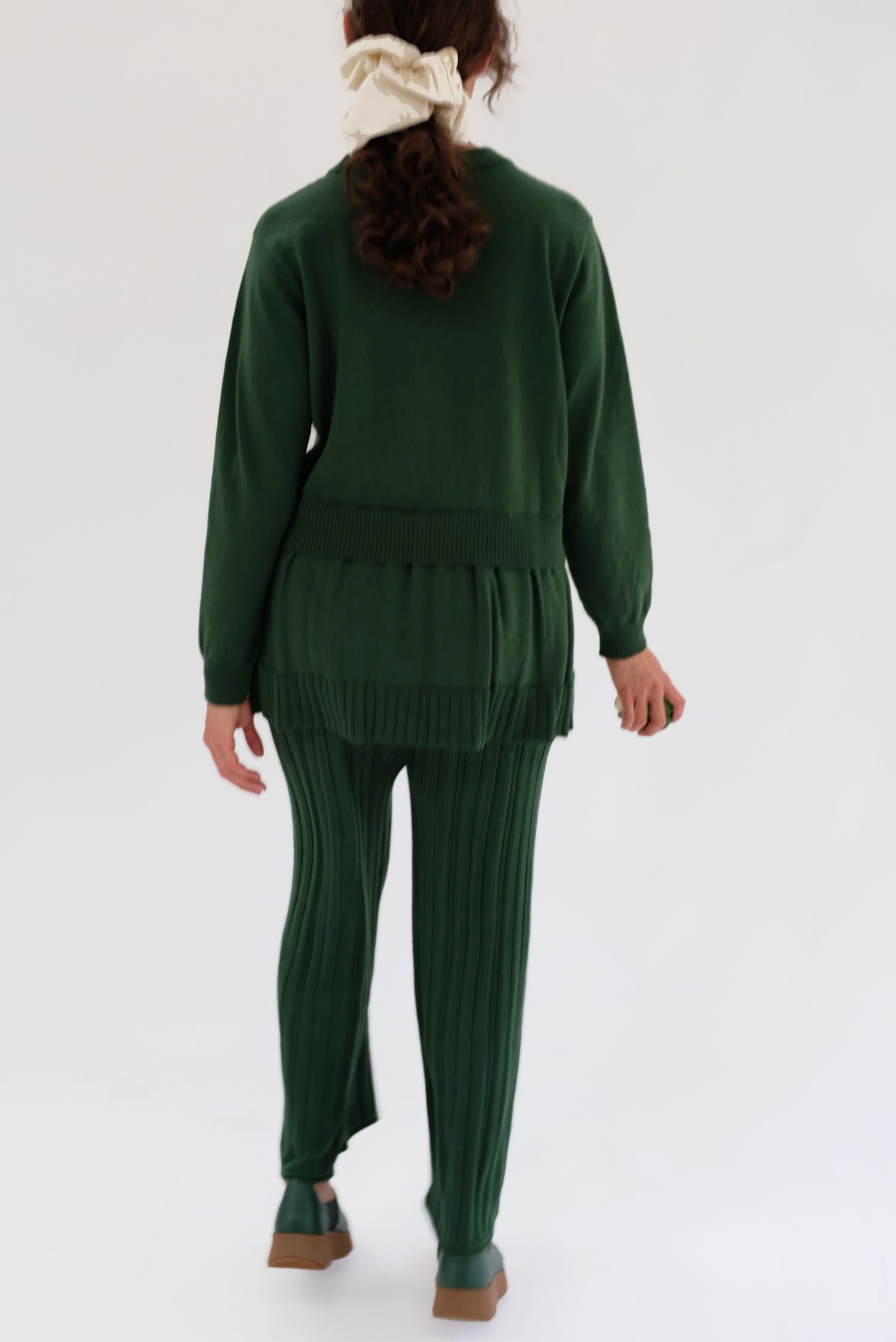 Beklina Merino Fattoria Pullover Conifer
