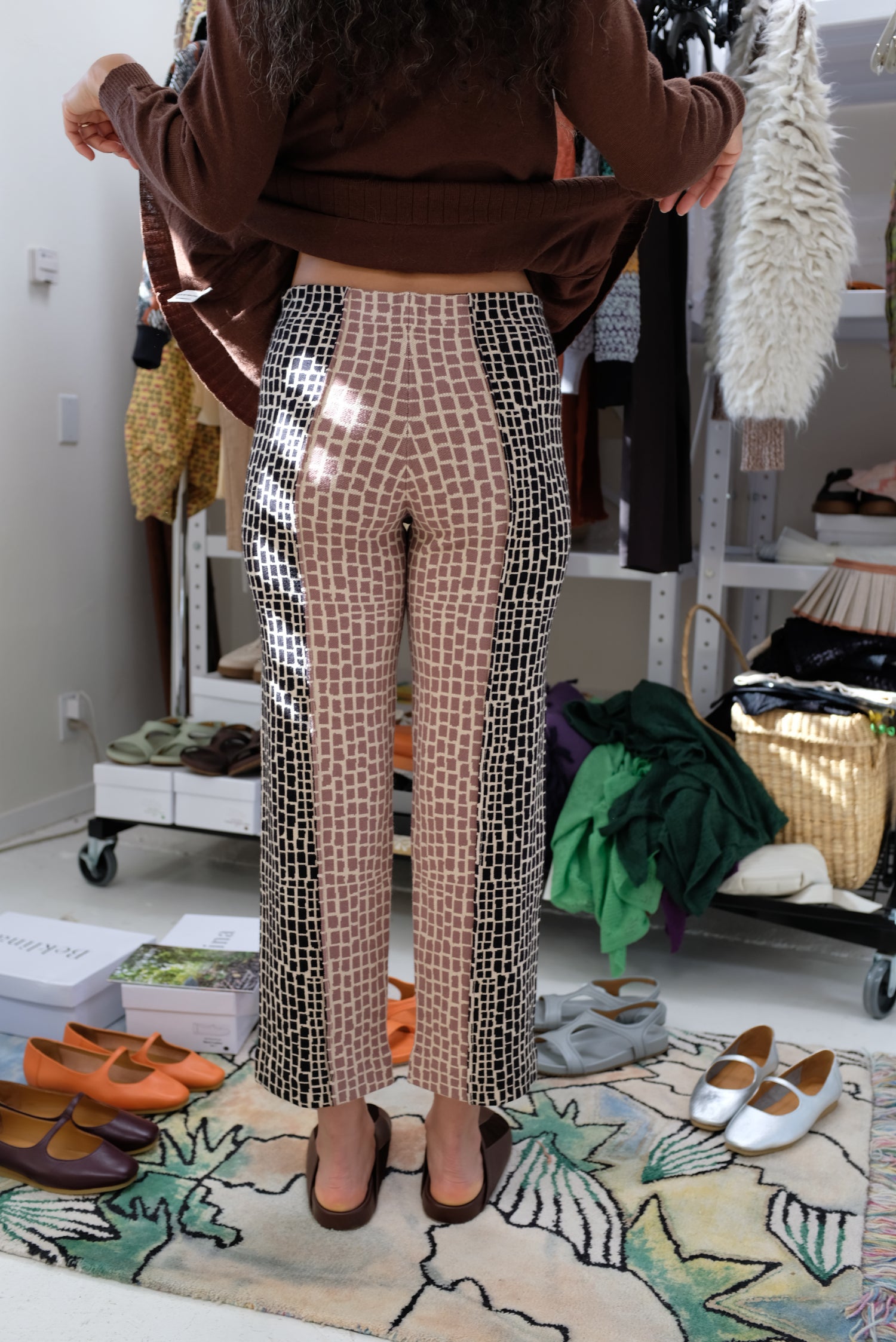 Beklina Knit Tile Trousers