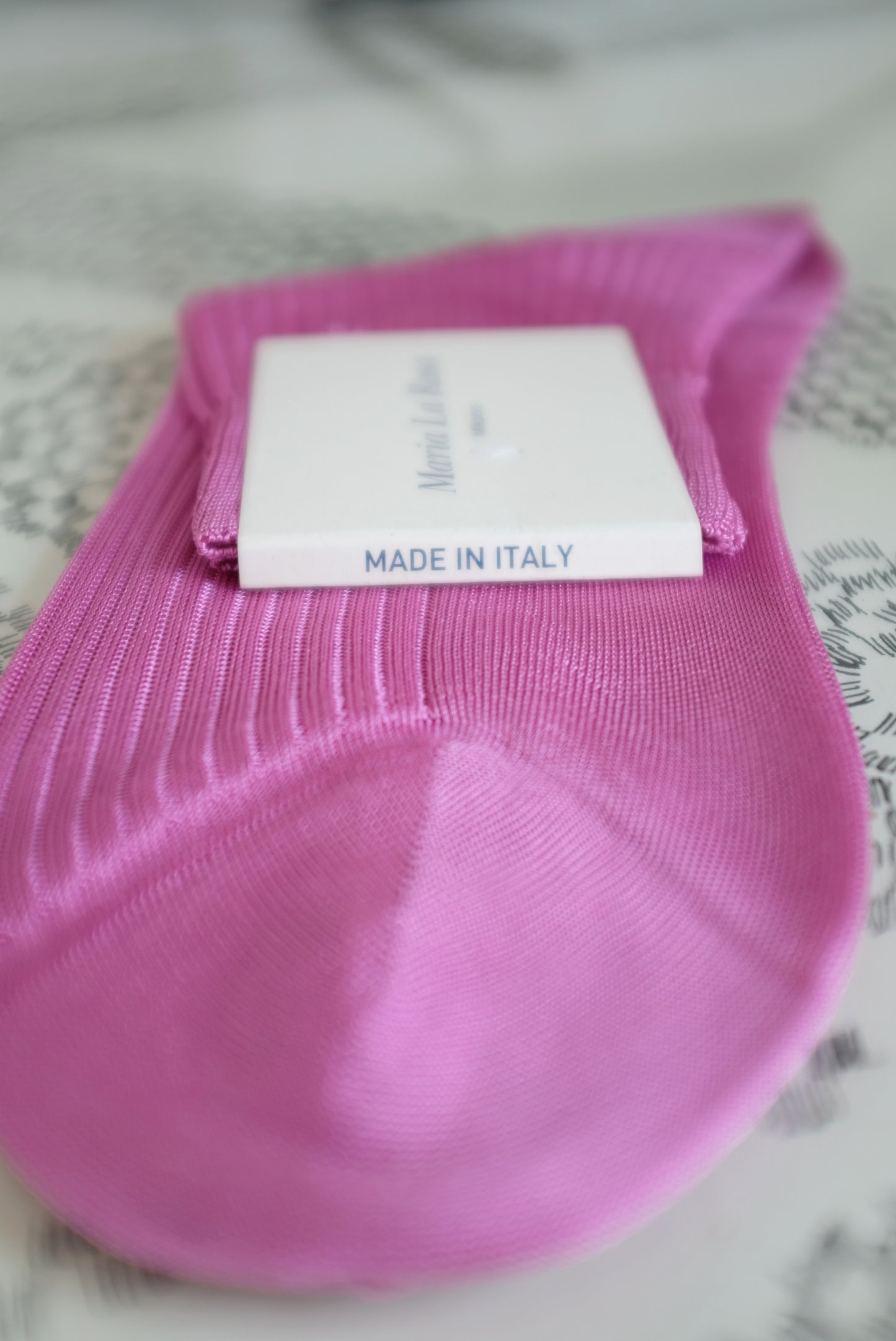 Maria La Rosa Silk Socks Bougainville