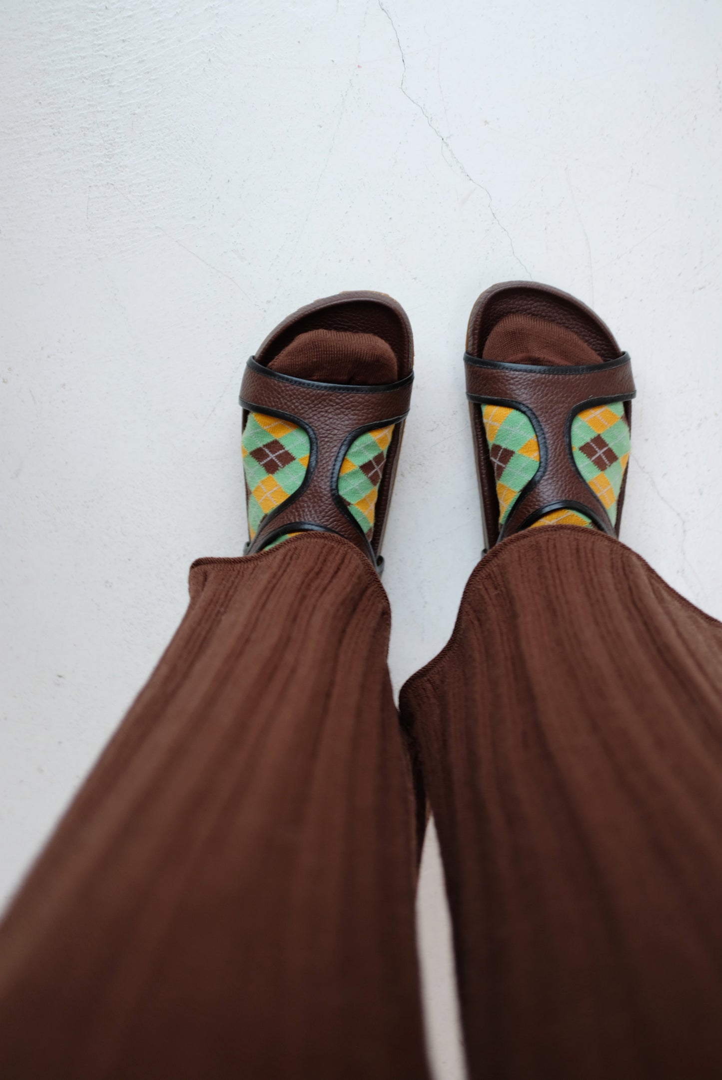 Beklina Argyle Washed Wool Ankle Socks