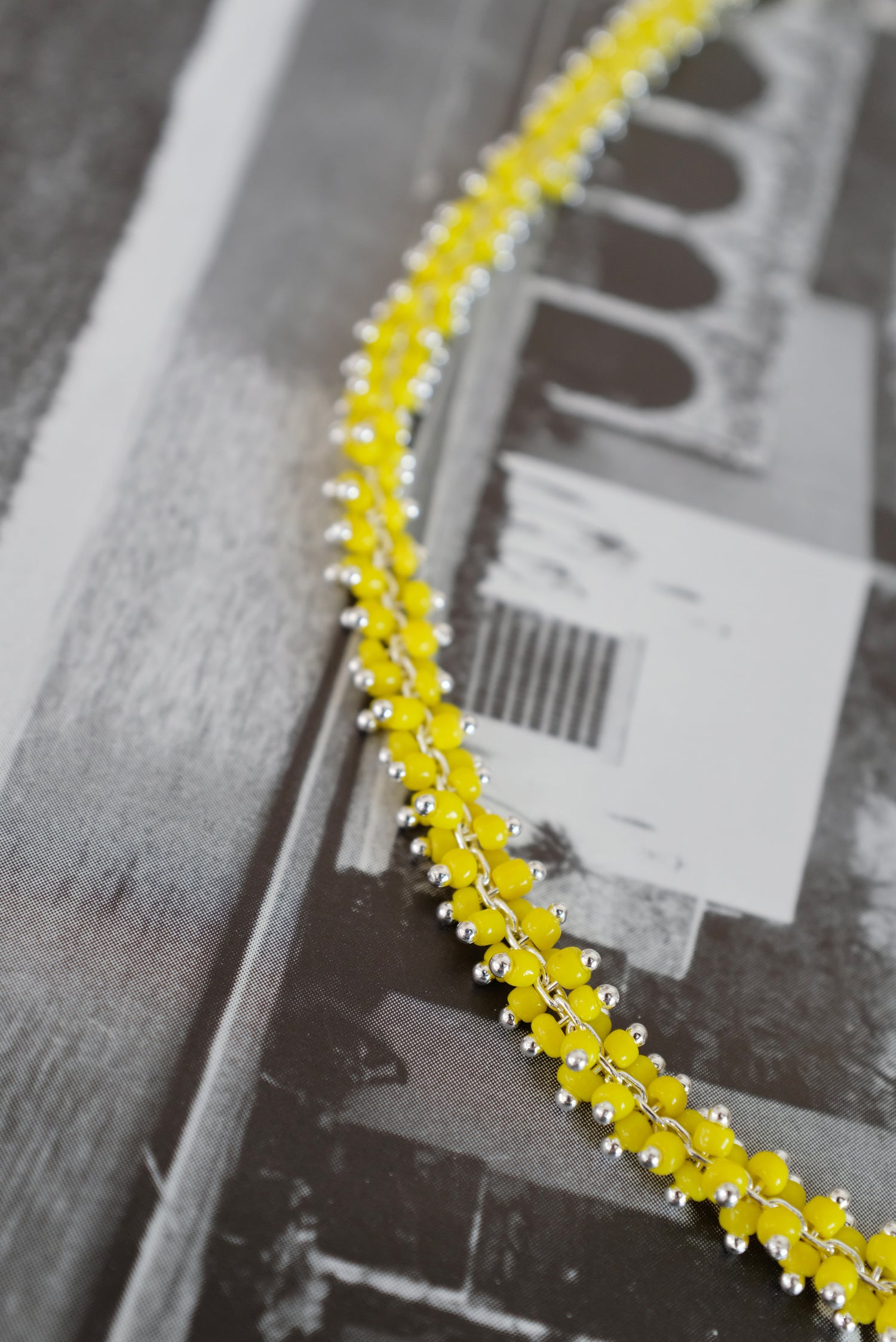 Beatriz Palacios Yellow Chain Necklace