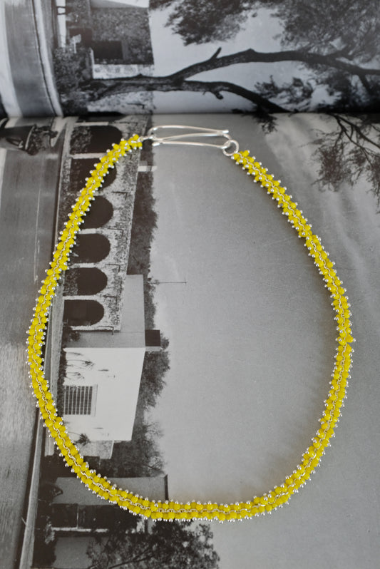 Beatriz Palacios Yellow Chain Necklace