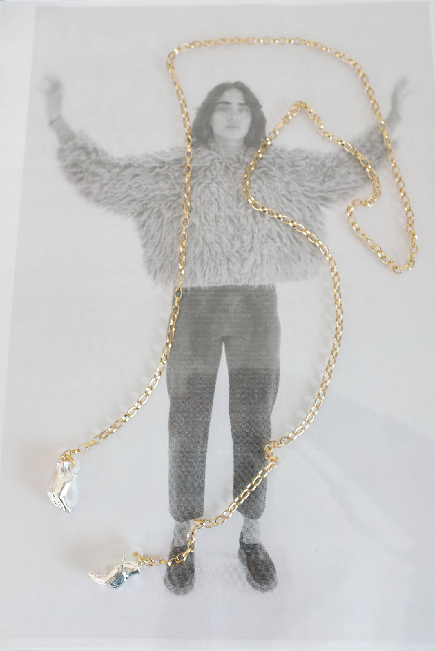 Beatriz Palacios Holding Hands Eyewear Chain