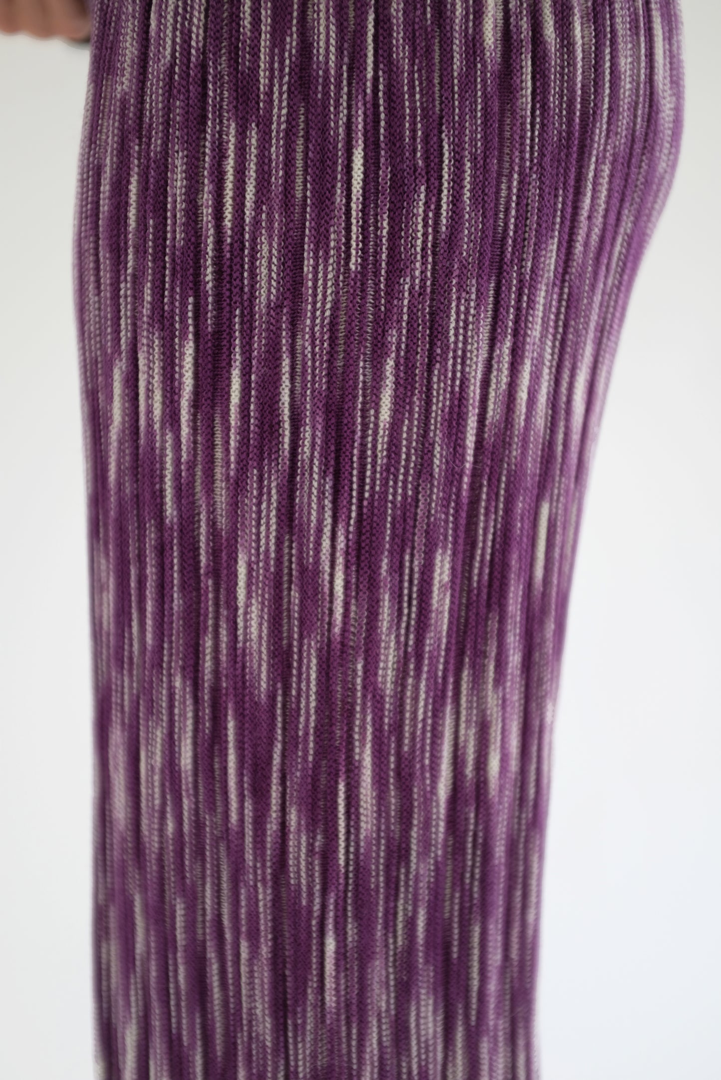 Beklina Merino Pleated Trousers Plum Space