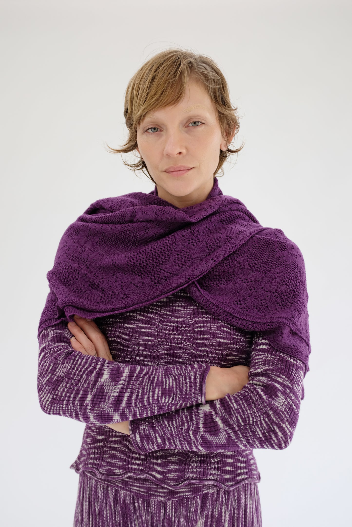 Beklina Merino Spazio Scoop Plum
