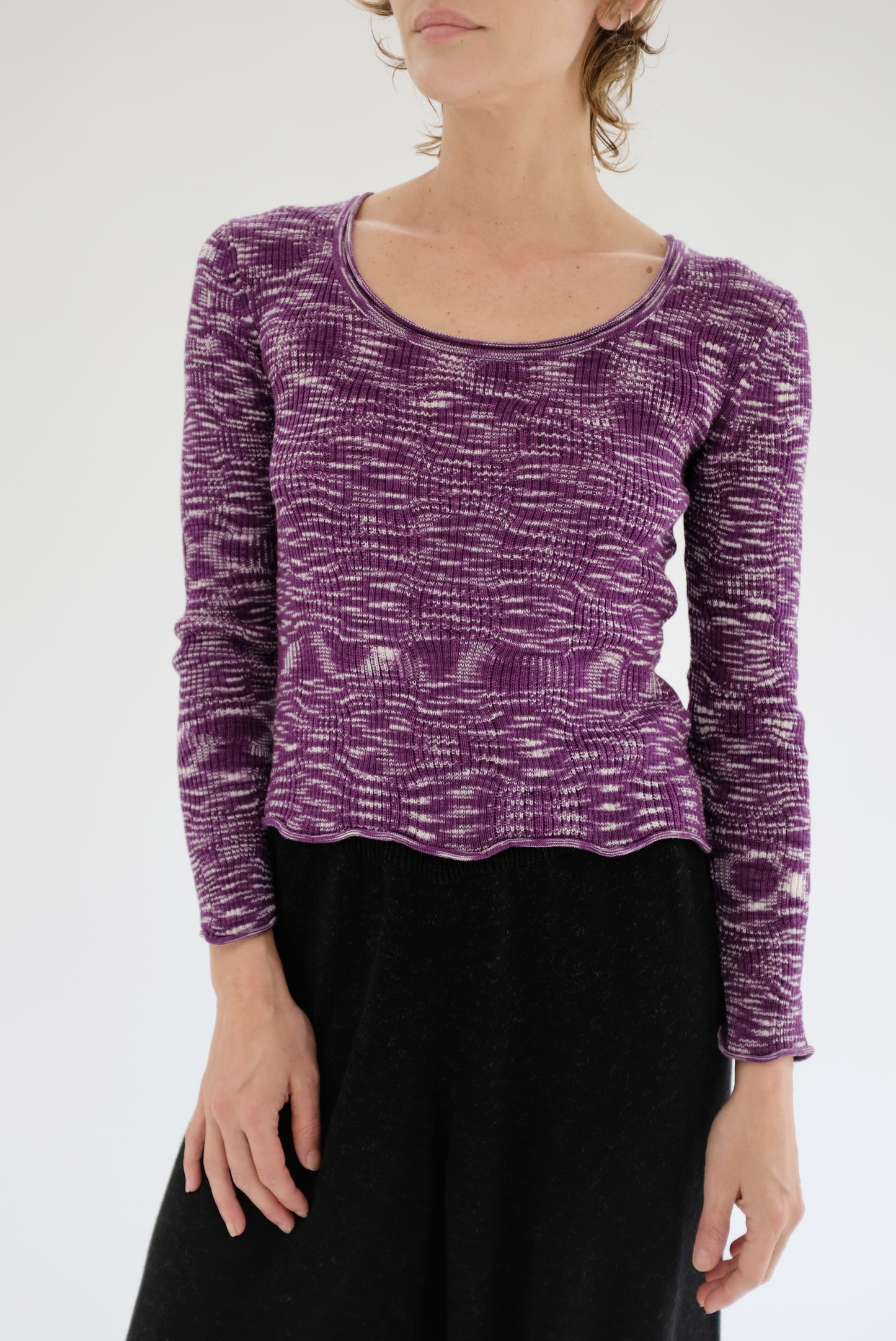 Beklina Merino Spazio Scoop Plum