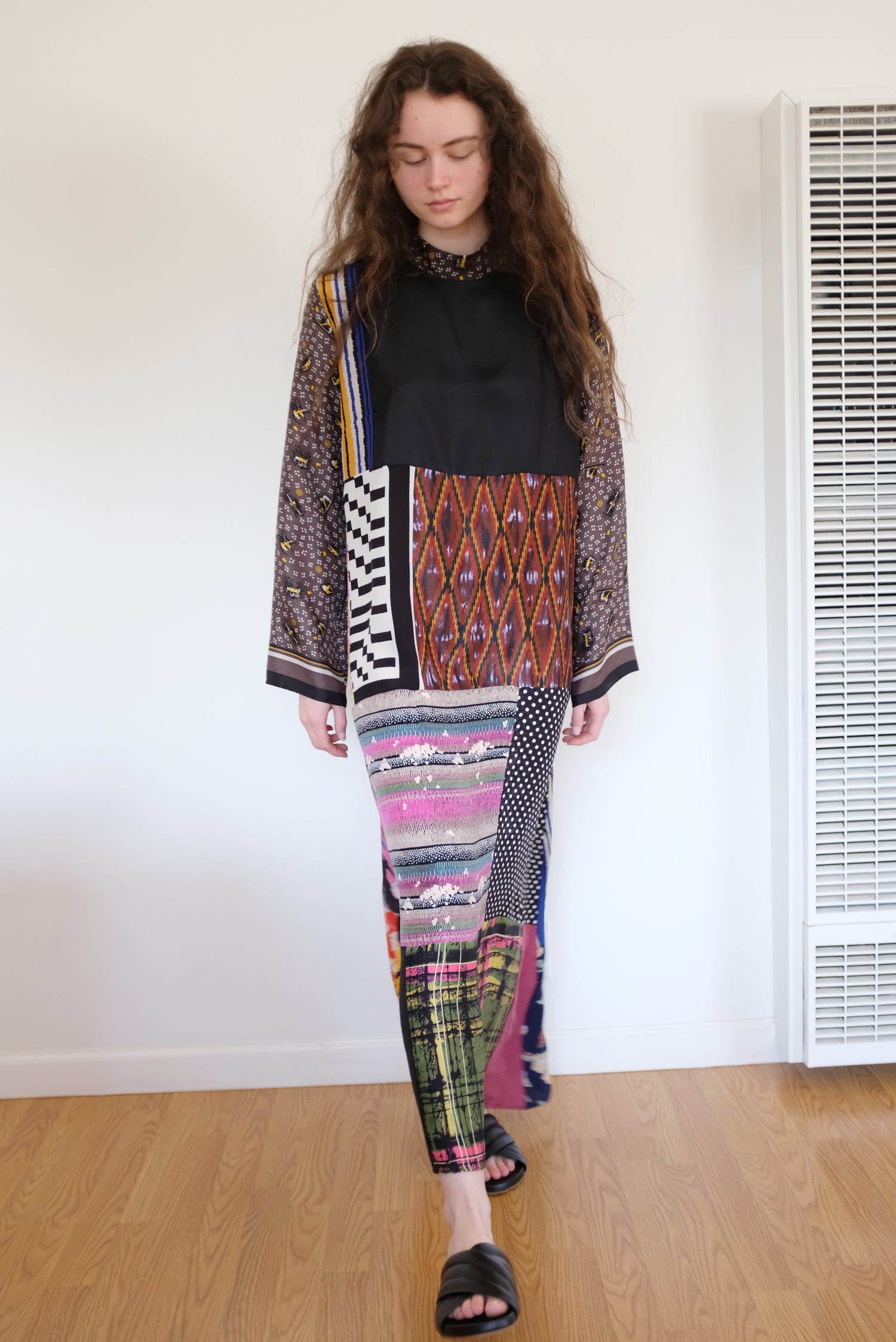 Bettina Bakdal Mandarin Collar Dress