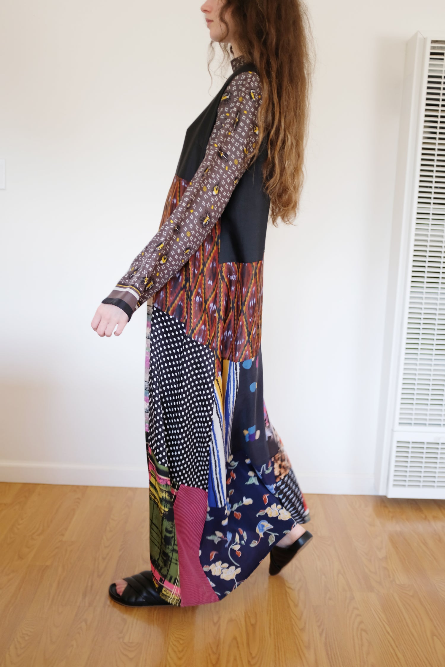 Bettina Bakdal Mandarin Collar Dress