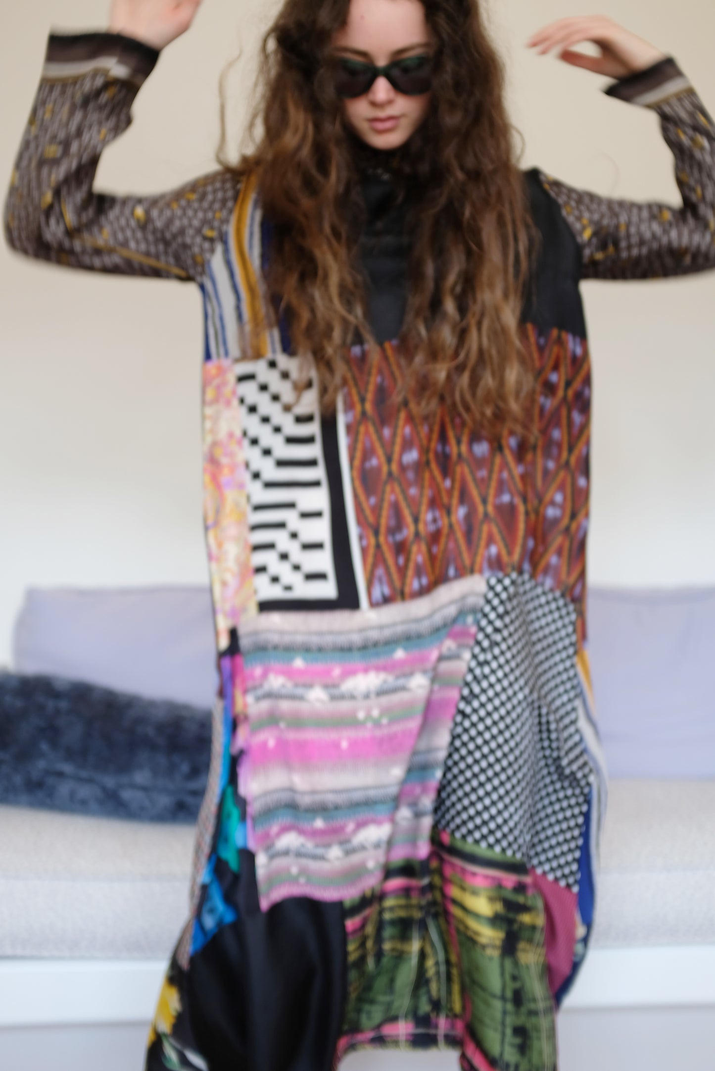 Bettina Bakdal Mandarin Collar Dress