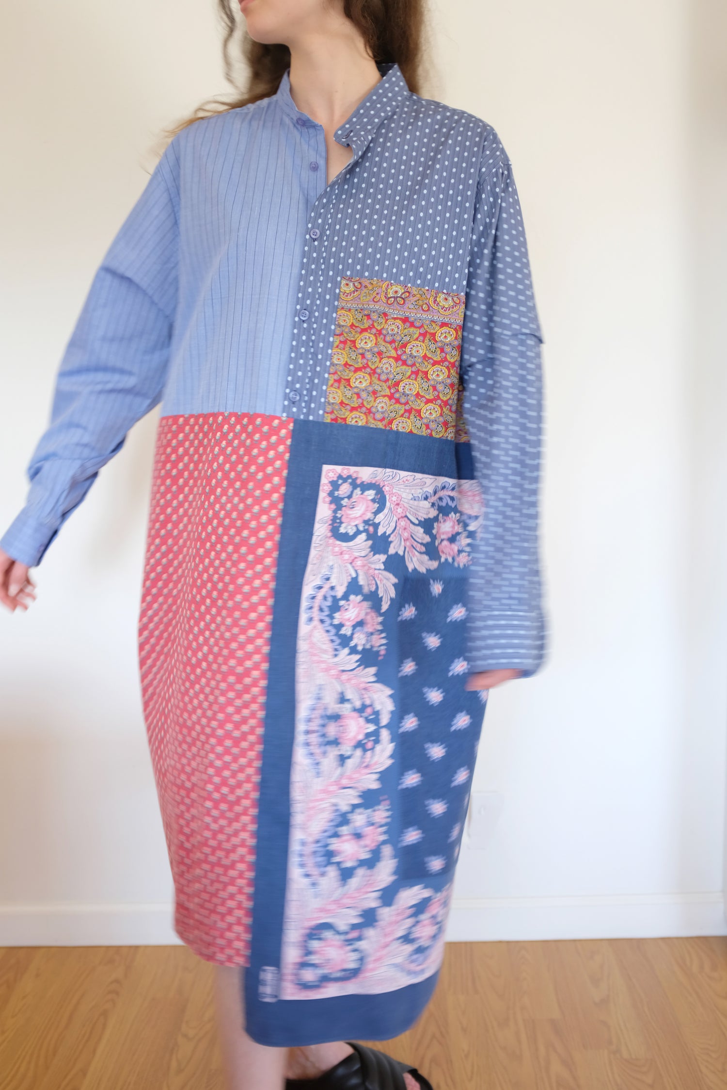 Bettina Bakdal Cotton Provence Shirt Dress