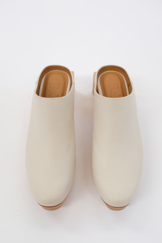 Beklina Matisse Platform Mules Off White