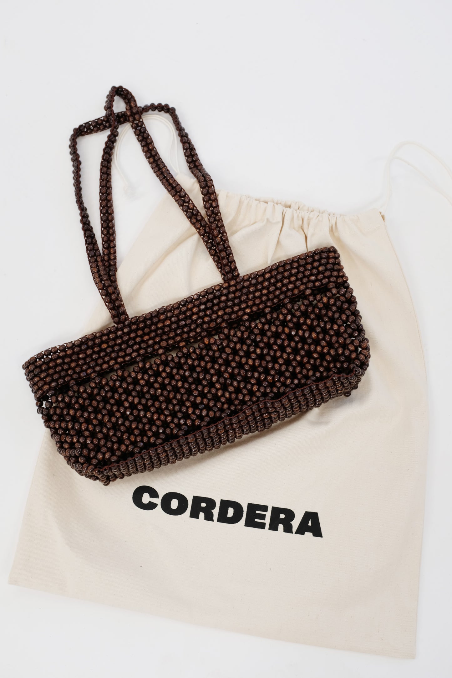 Cordera Wooden Beads Mini Bag