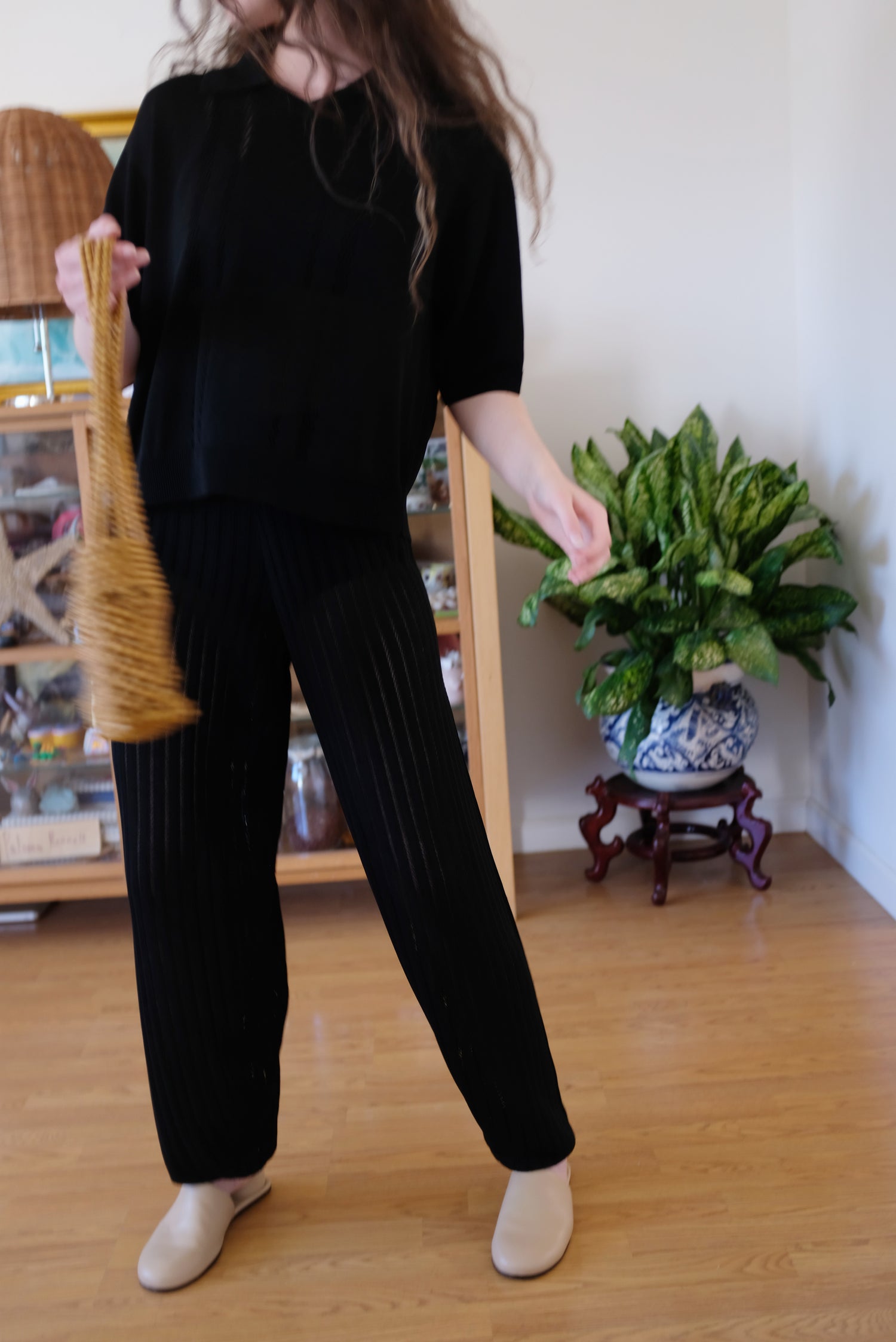 Cordera Lace Knit Pants