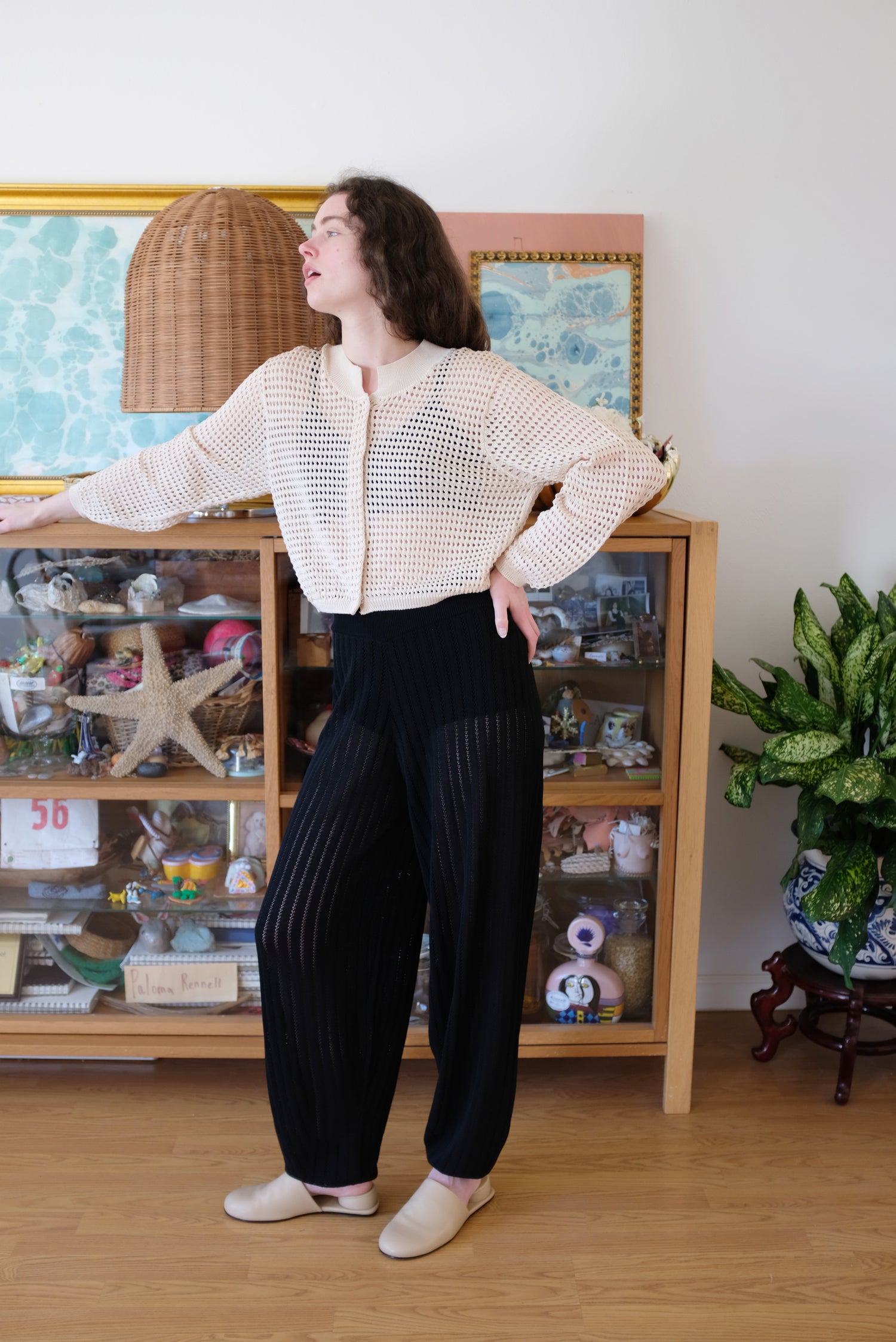 Beklina Fallegur Cardigan Natural